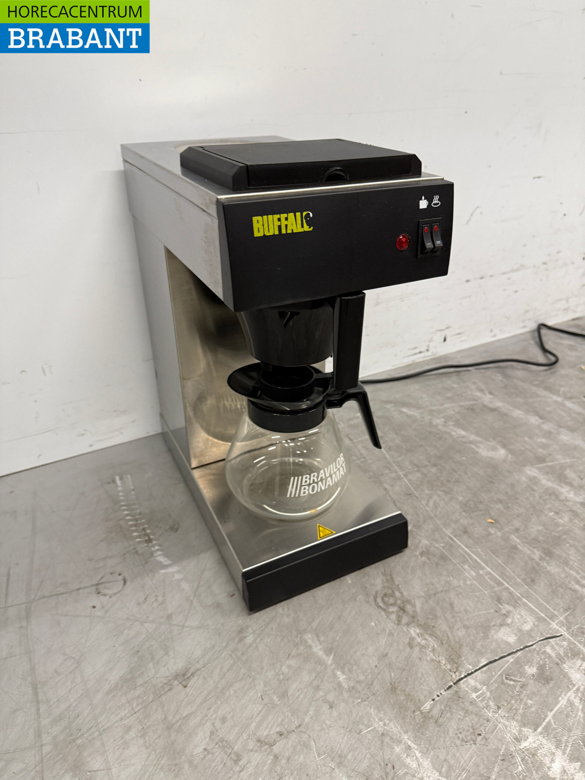 Edelstahl Buffalo Kaffeemaschine Kaffeemaschine mit Kanne 2 Liter 230V Horeca – Bild 3