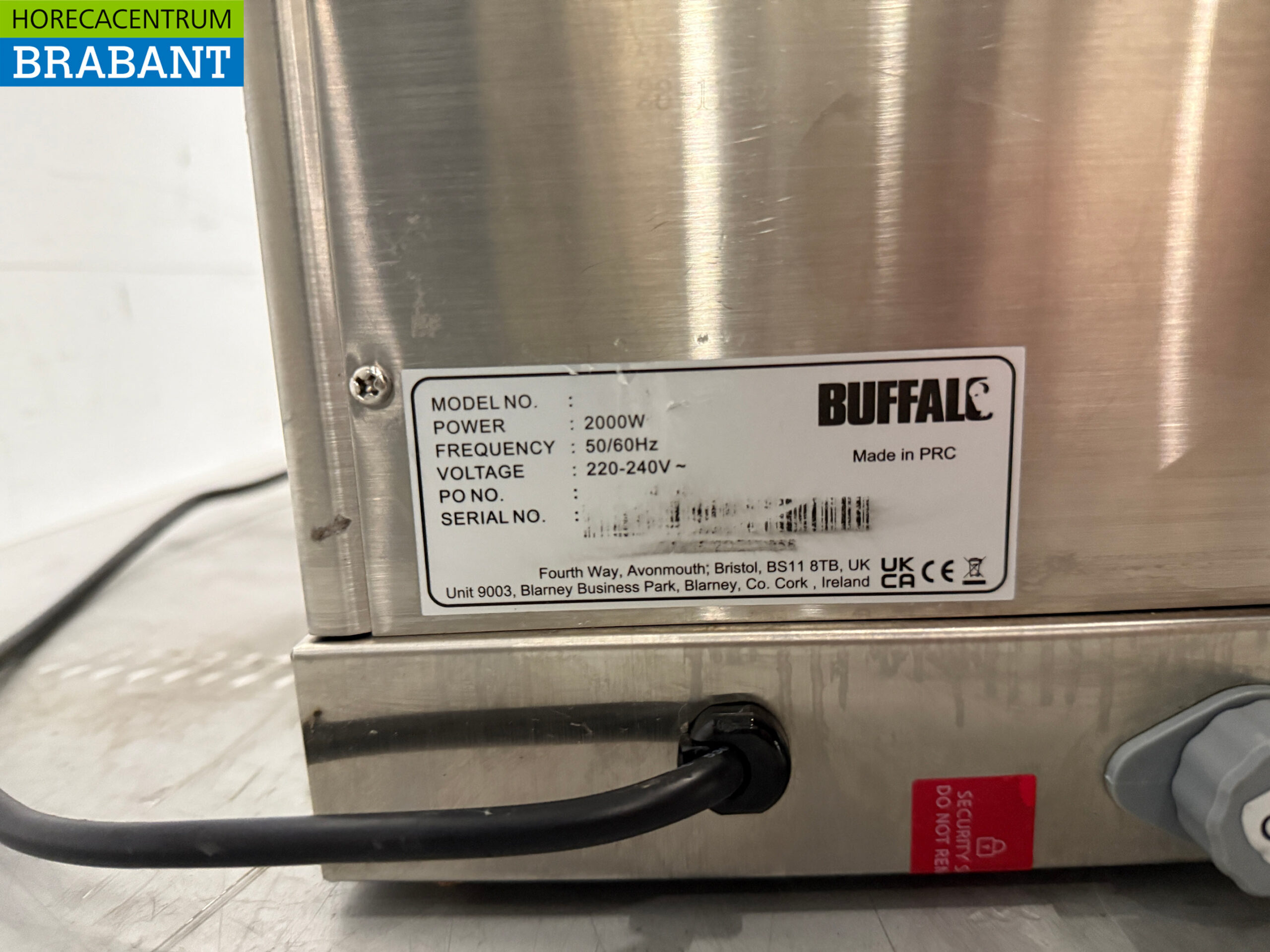 Edelstahl Buffalo Kaffeemaschine Kaffeemaschine mit Kanne 2 Liter 230V Horeca – Bild 4