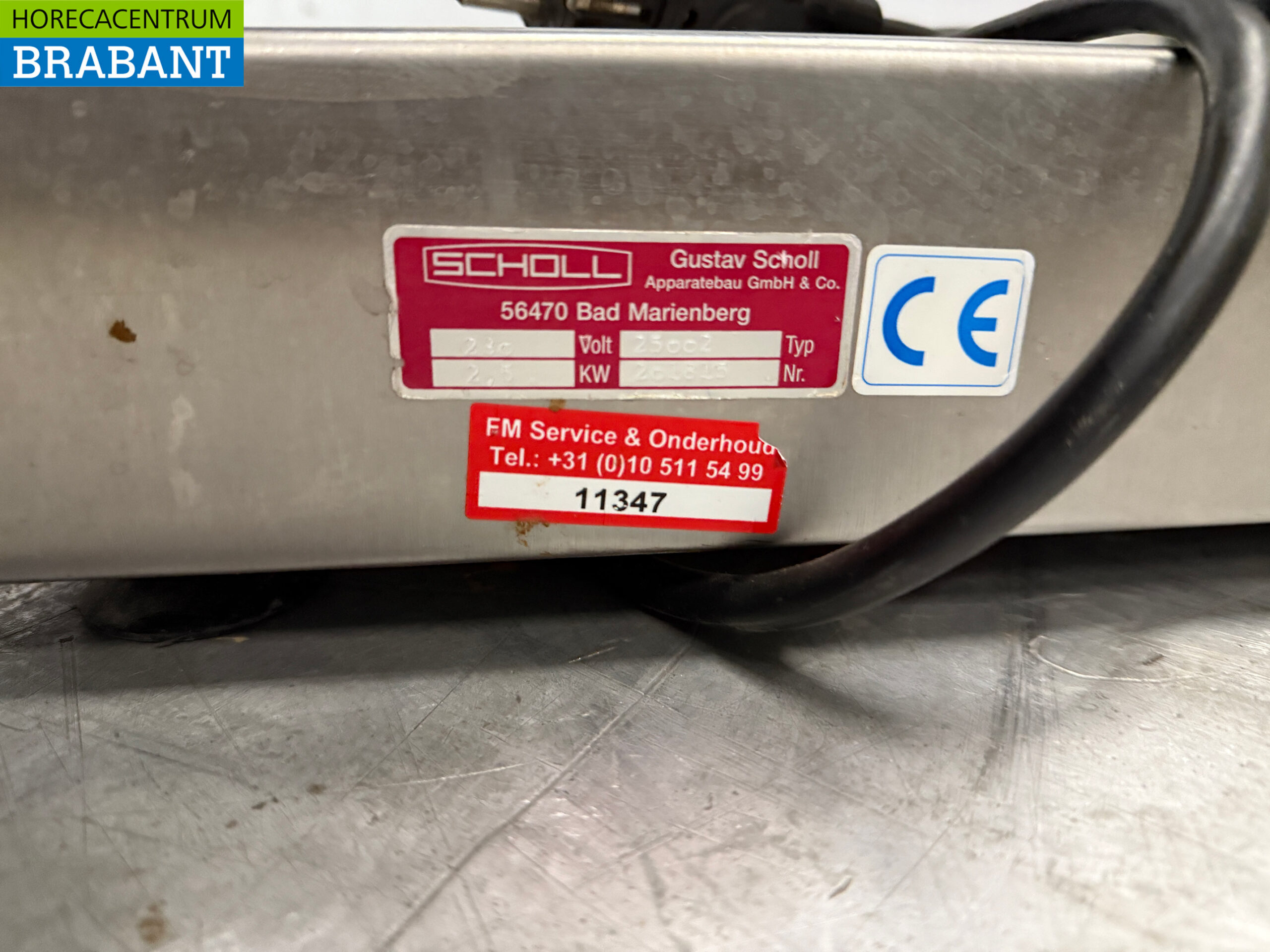 Edelstahl Scholl Heizplatte mit Wärmelampen 85 cm 230V Horeca 2.5 kw – Bild 4