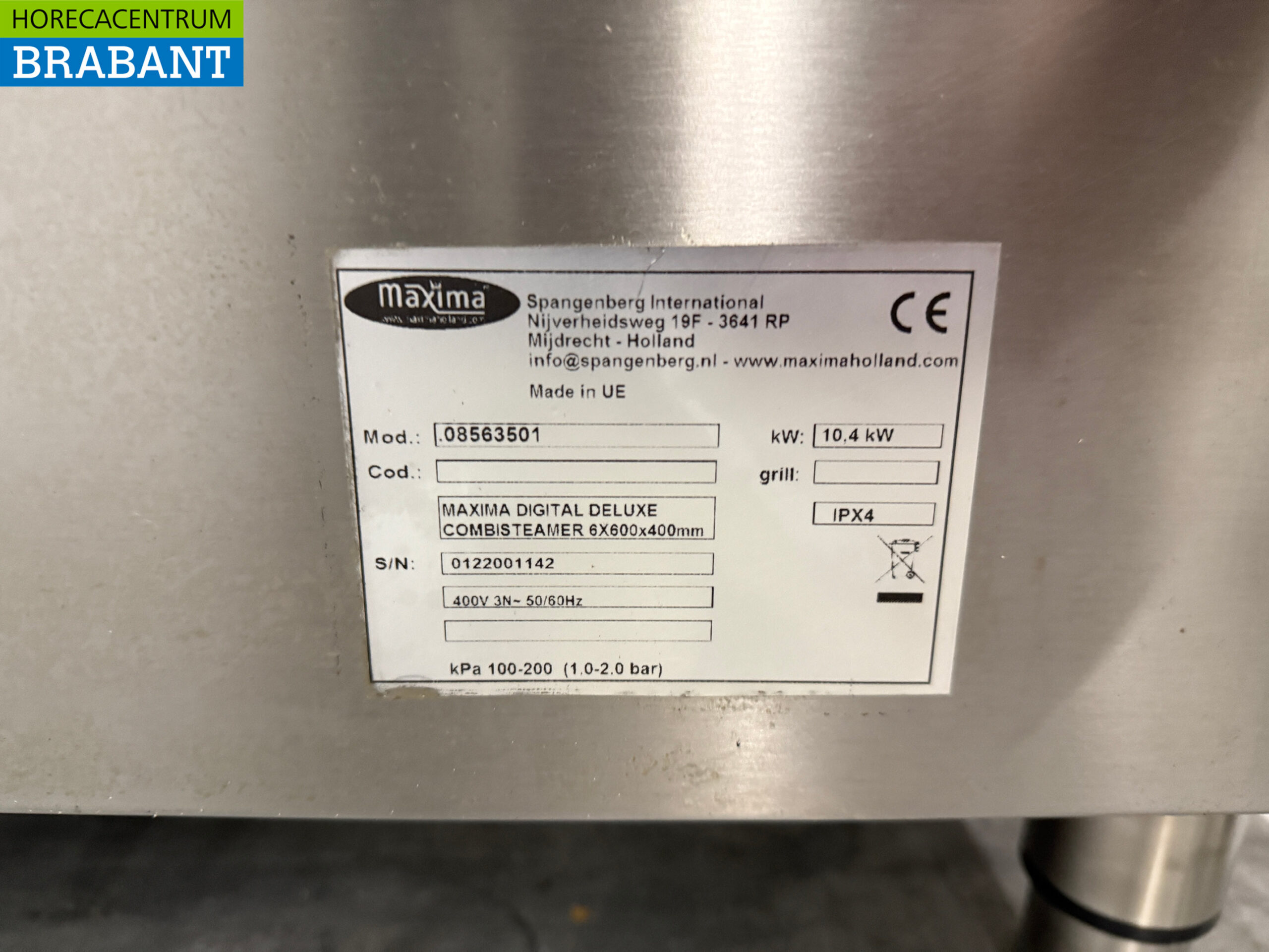 Maxima Combisteamer aus Edelstahl 7 x 60/40cm 400V Horeca – Bild 5