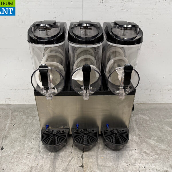 Edelstahl Slush Maschine Granita Maschine 3 x 12 Liter 230V Horeca