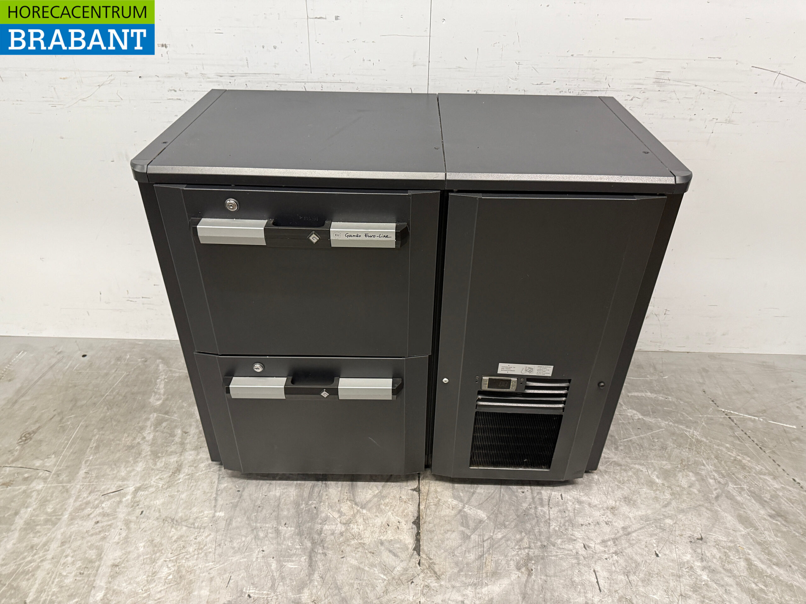 Gamko Bar-Kühlschrank 2 Schubladen 103,5 cm 230V Horeca