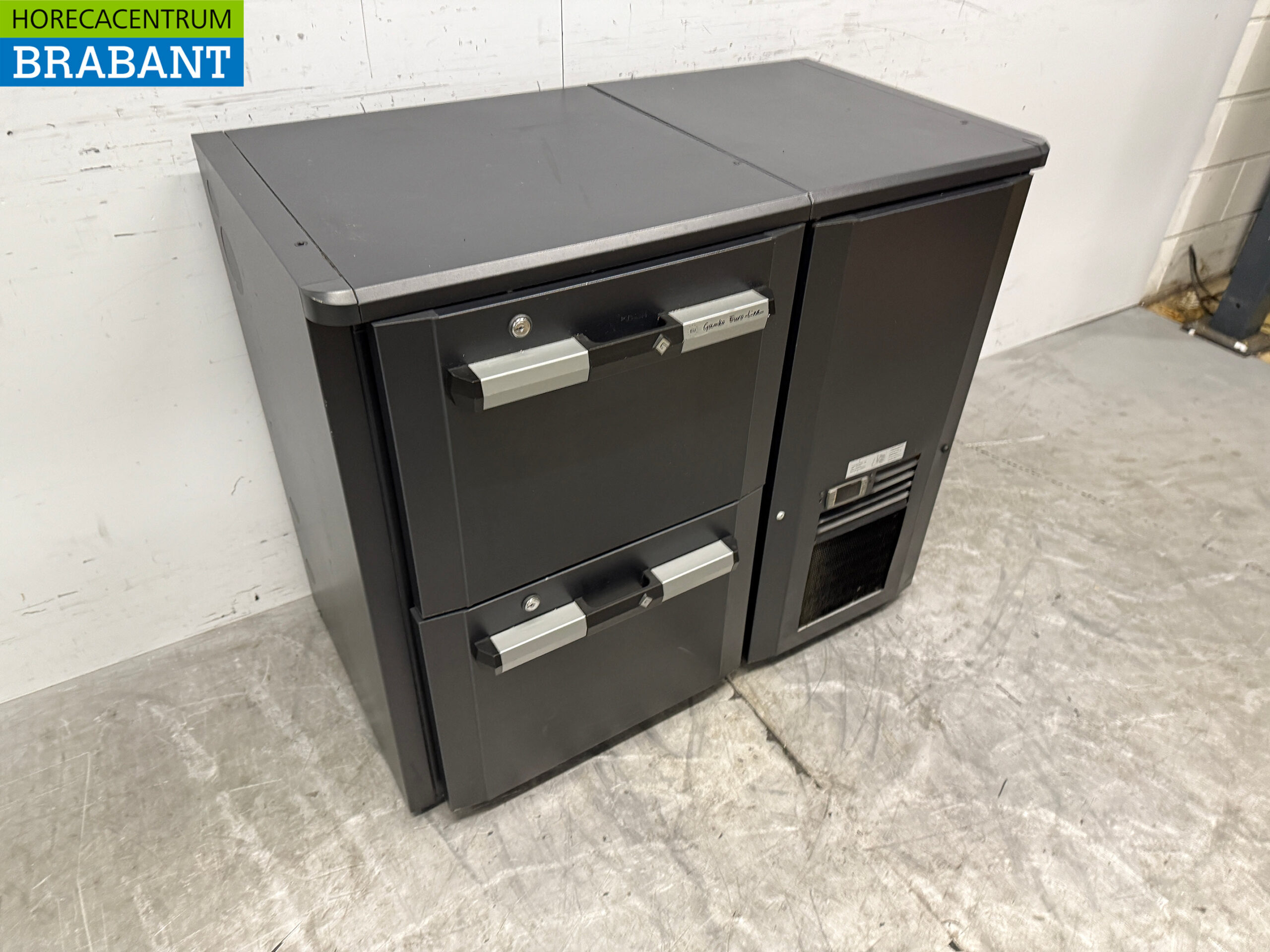 Gamko Bar-Kühlschrank 2 Schubladen 103,5 cm 230V Horeca – Bild 3