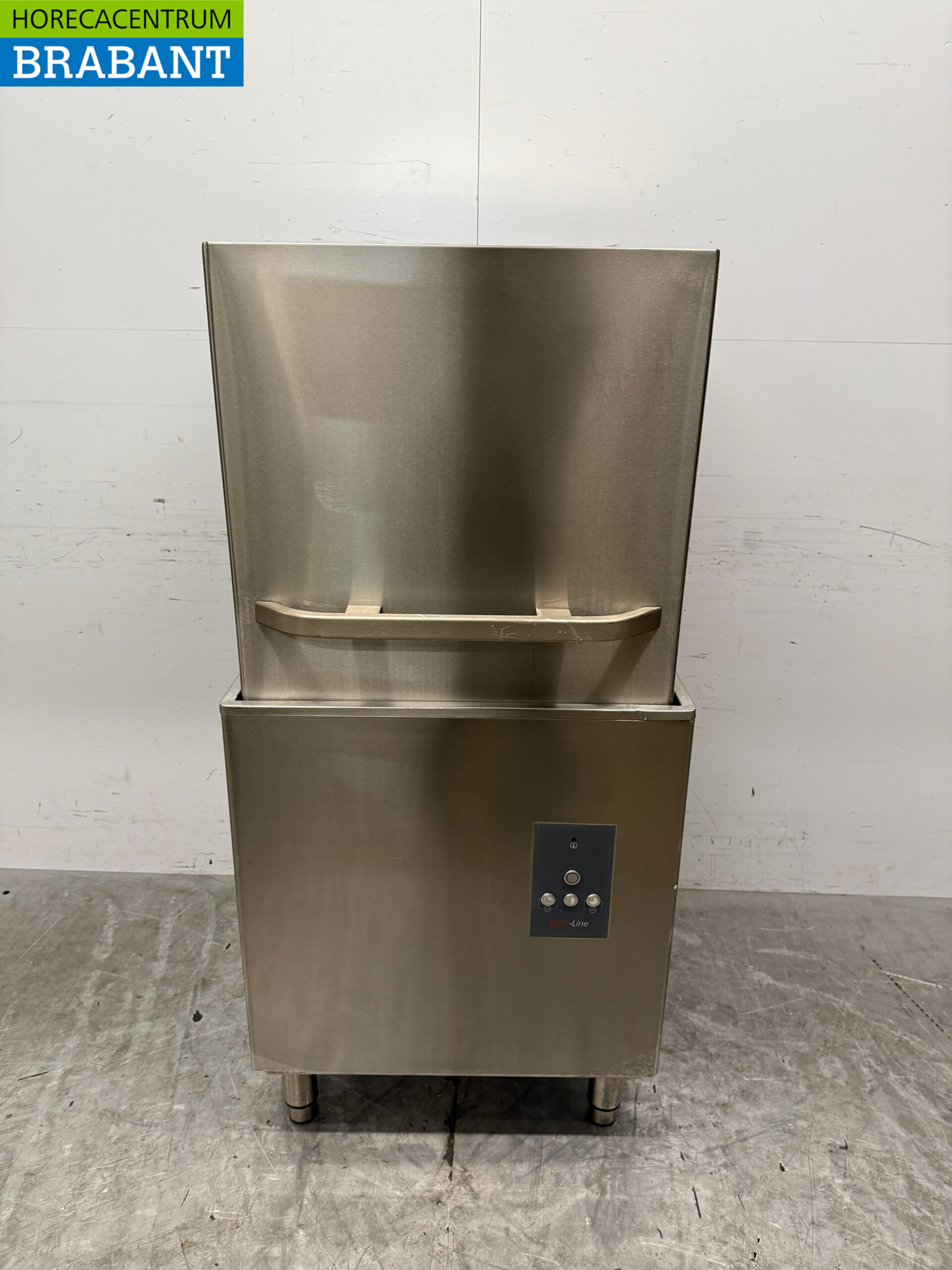 Asber Durchschubspülmaschine aus Edelstahl mit Ablaufpumpe 400V Horeca