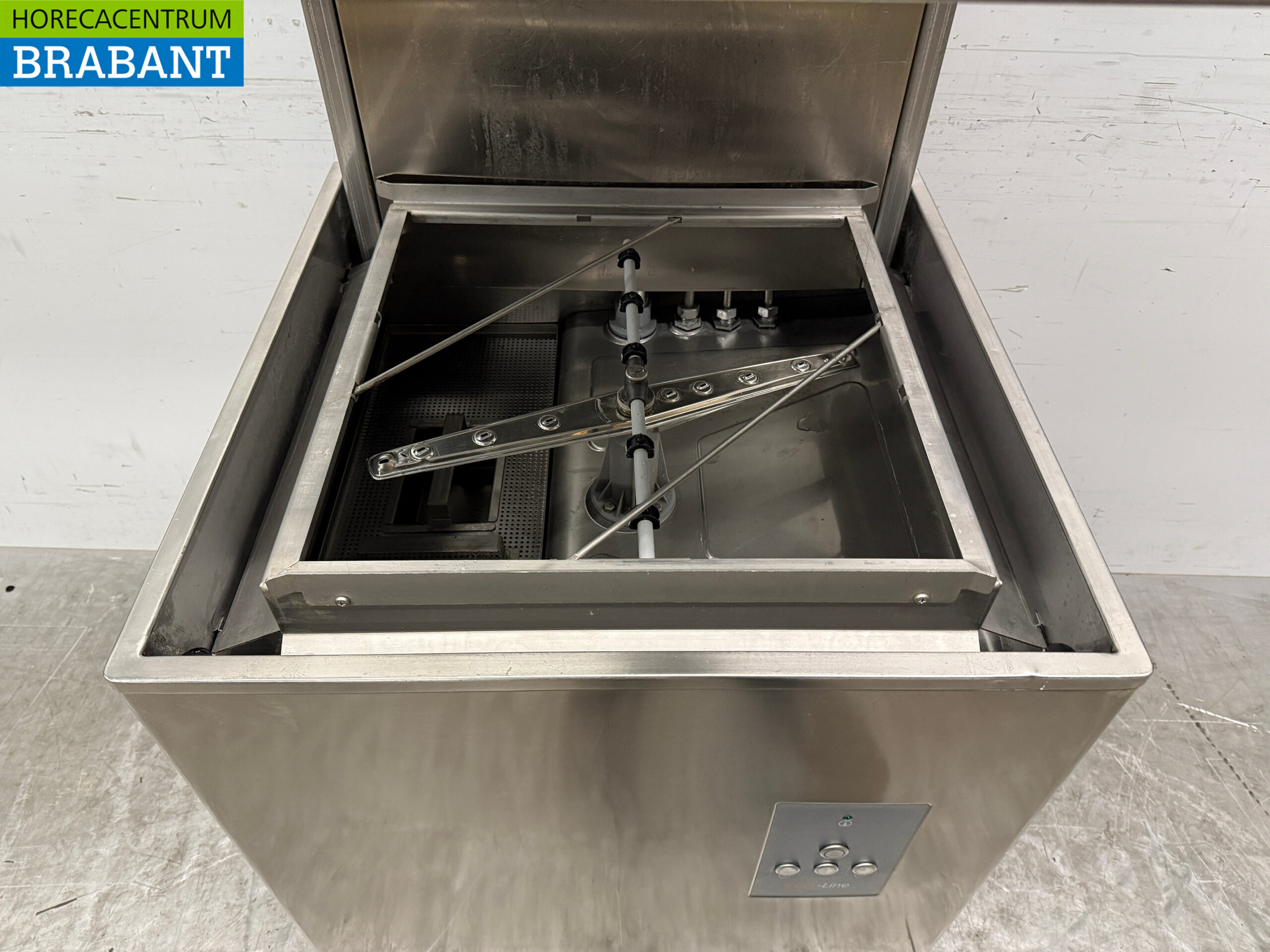 Asber Durchschubspülmaschine aus Edelstahl mit Ablaufpumpe 400V Horeca – Bild 4