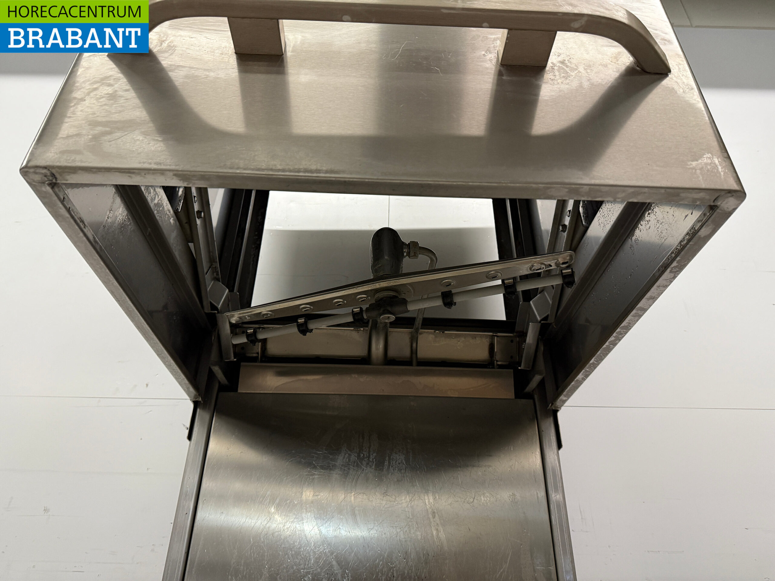 Asber Durchschubspülmaschine aus Edelstahl mit Ablaufpumpe 400V Horeca – Bild 5