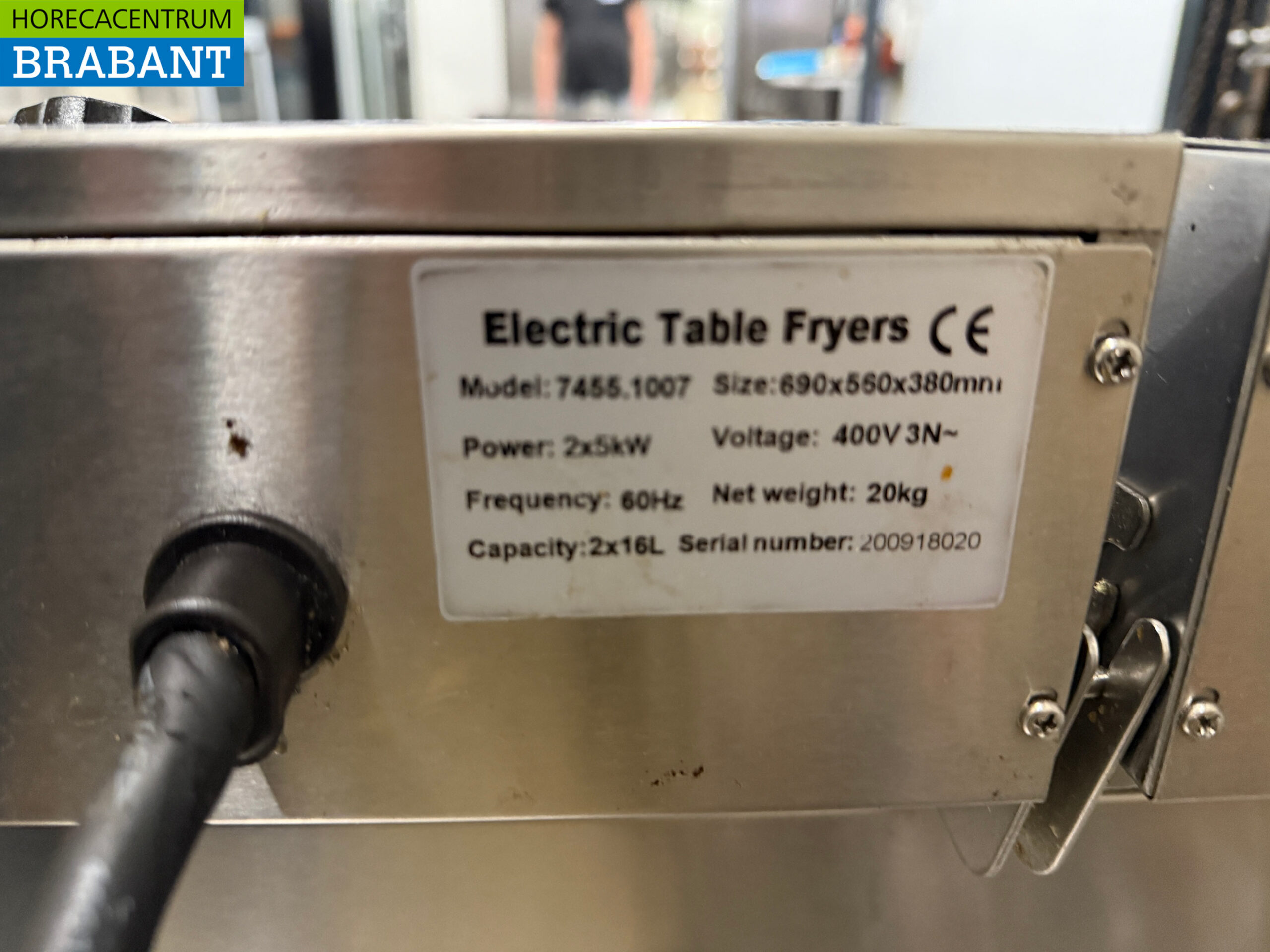 Combisteel Doppelfritteuse aus Edelstahl 2 x 16 Liter 2 x 400V Horeca – Bild 5