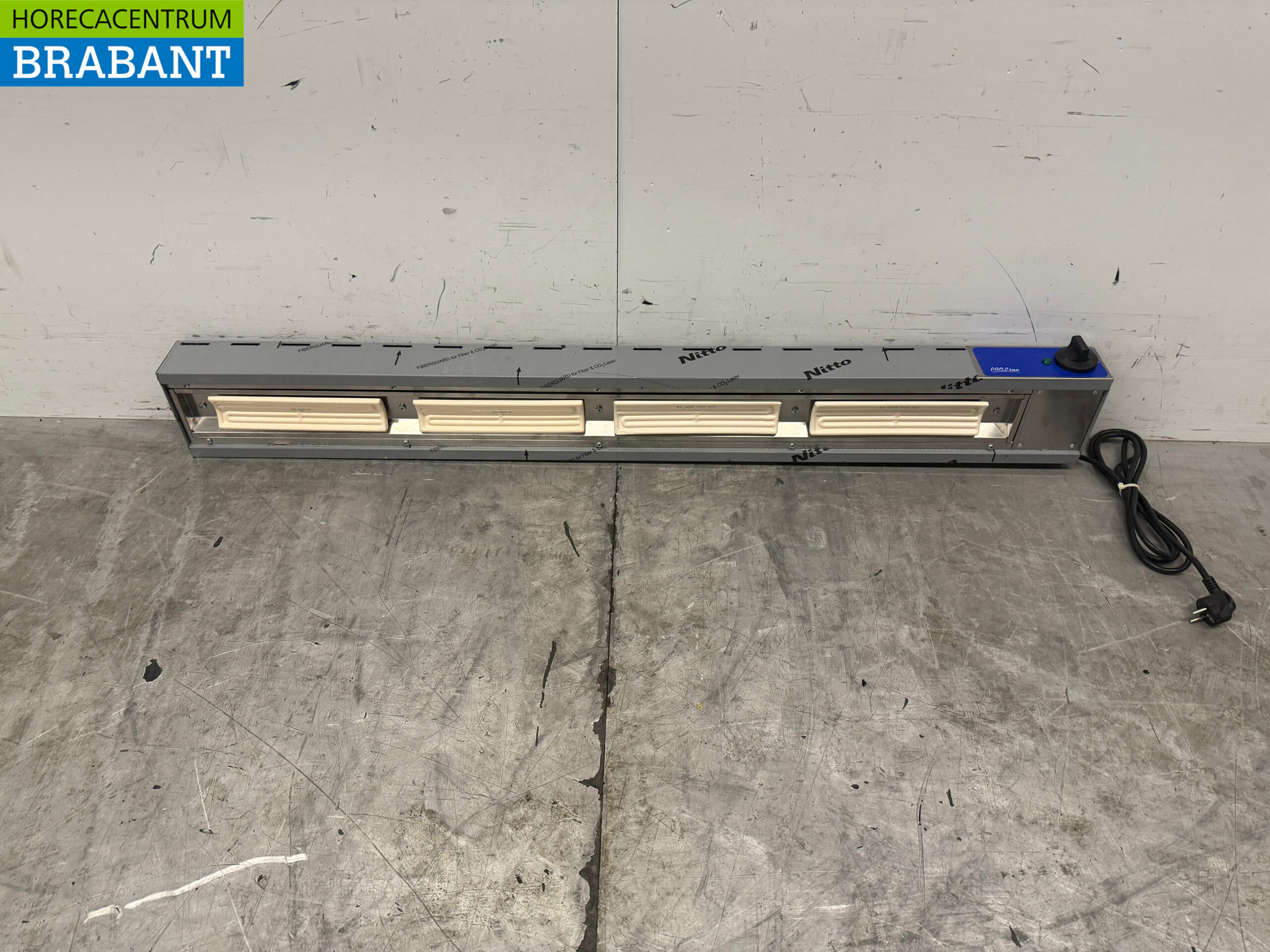 Edelstahl Pro-Line Keramik Heizstrahler Heizlampe 143,5 cm 230V Horeca