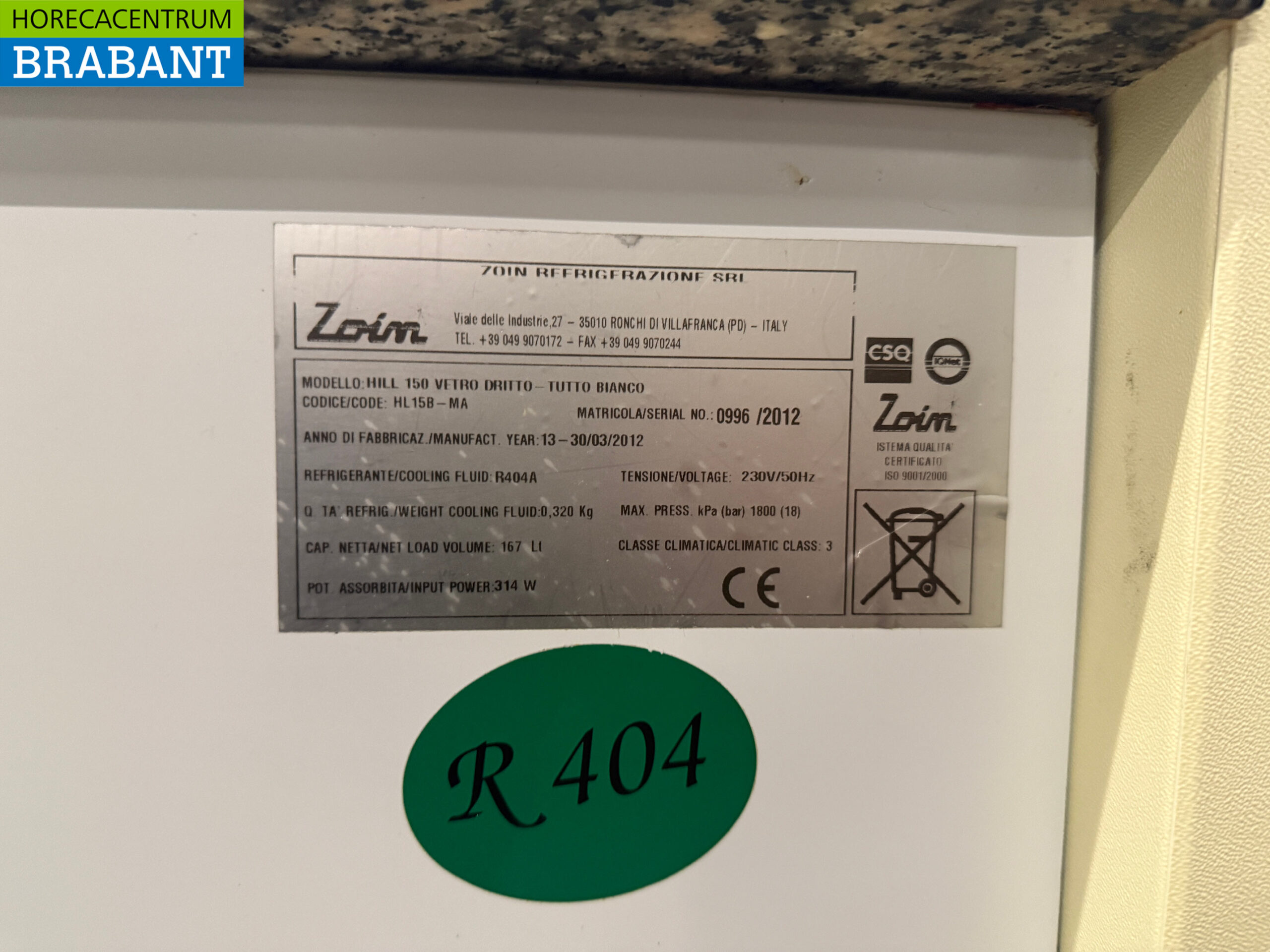 Zoin Kühlvitrine Snackvitrine Kühlvitrine 150 cm 230V Cafeteria Pommesbude Catering Catering – Bild 7