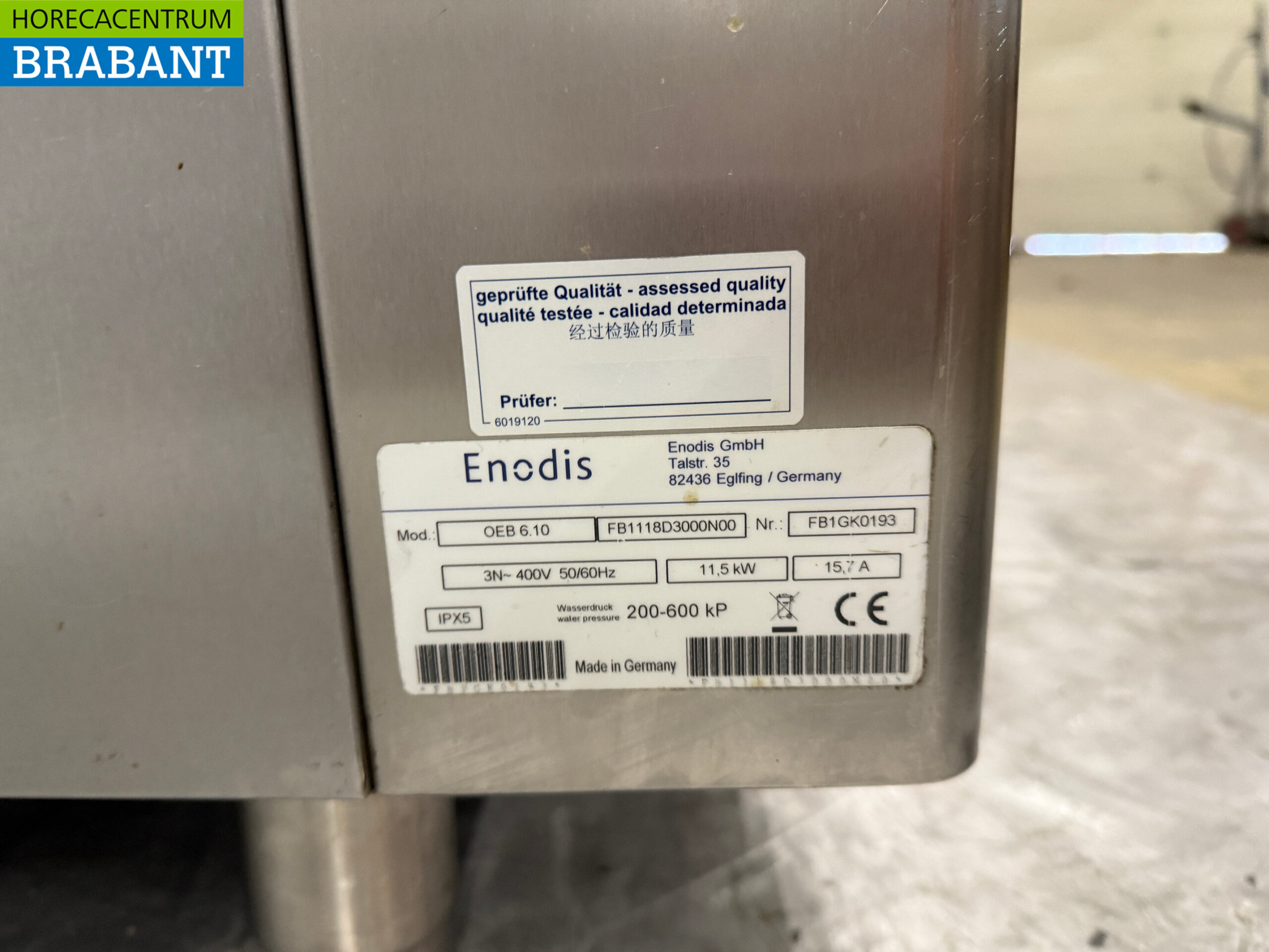 Edelstahl Cullion Combisteamer 7 x 1/1 GN 400V Horeca – Bild 9