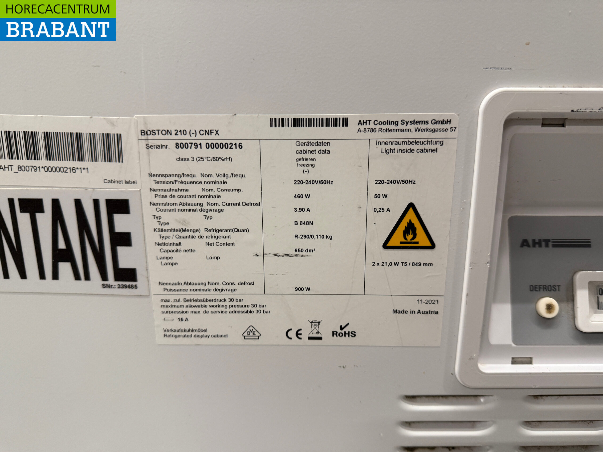 AHT Mobile Ladentiefkühltruhe Glaskuppel 710 Liter 230V Horeca – Bild 5