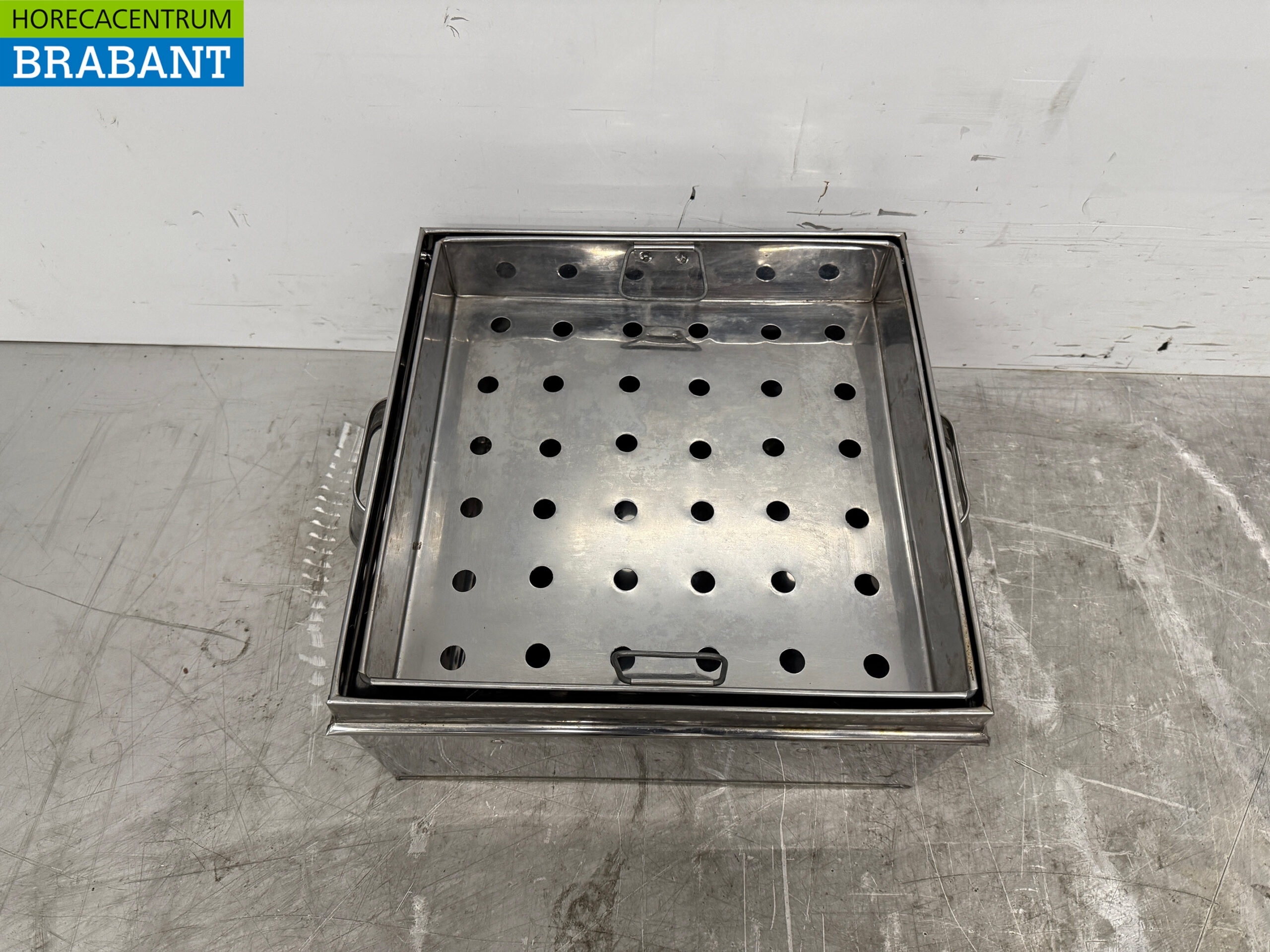 Klakat Dimsum Steamer aus Edelstahl 34,5 x 34,5 cm Catering – Bild 4