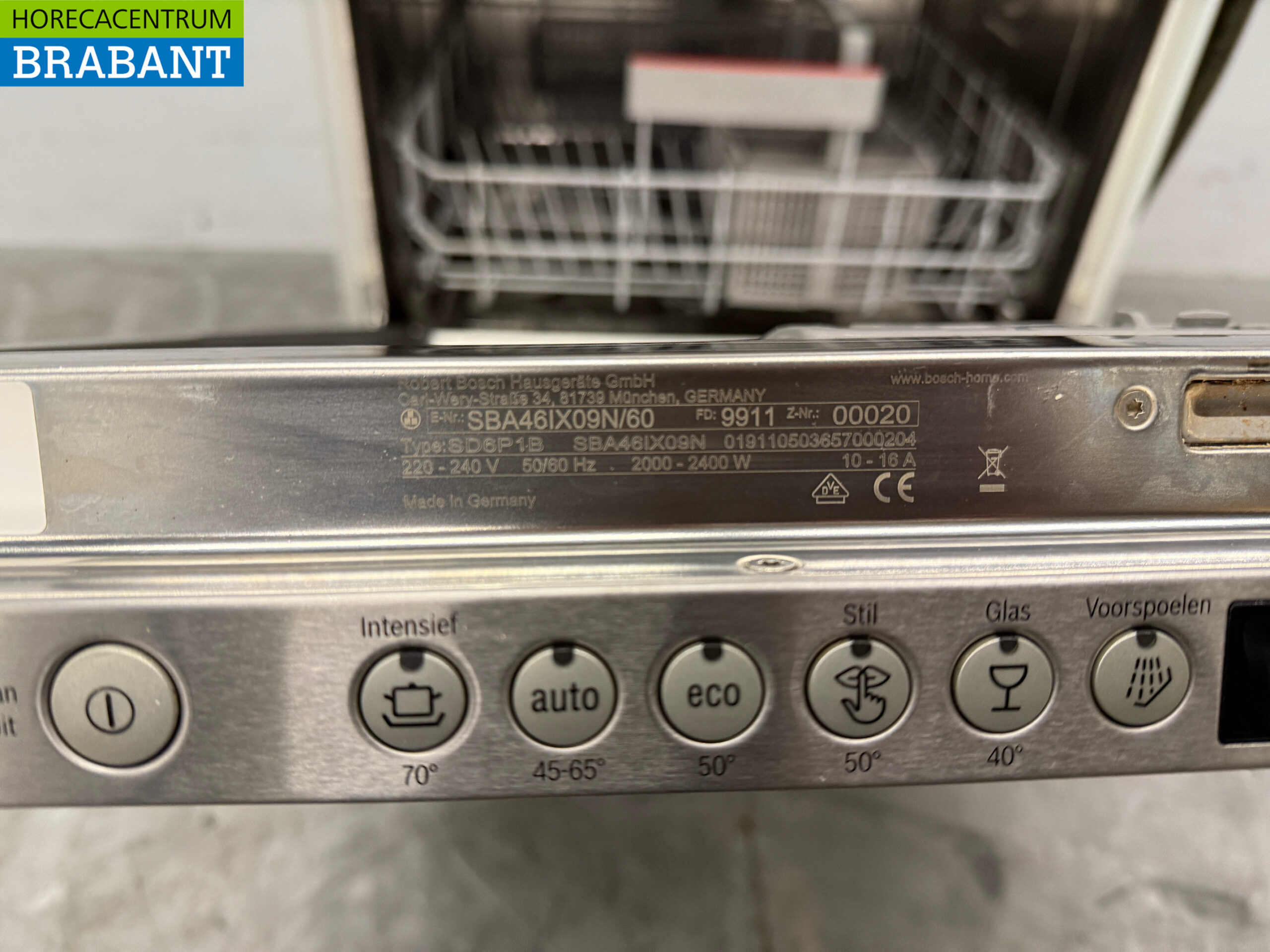 Edelstahl Bosch Einbaugeschirrspüler mit Ablaufpumpe 230V Horeca – Bild 6