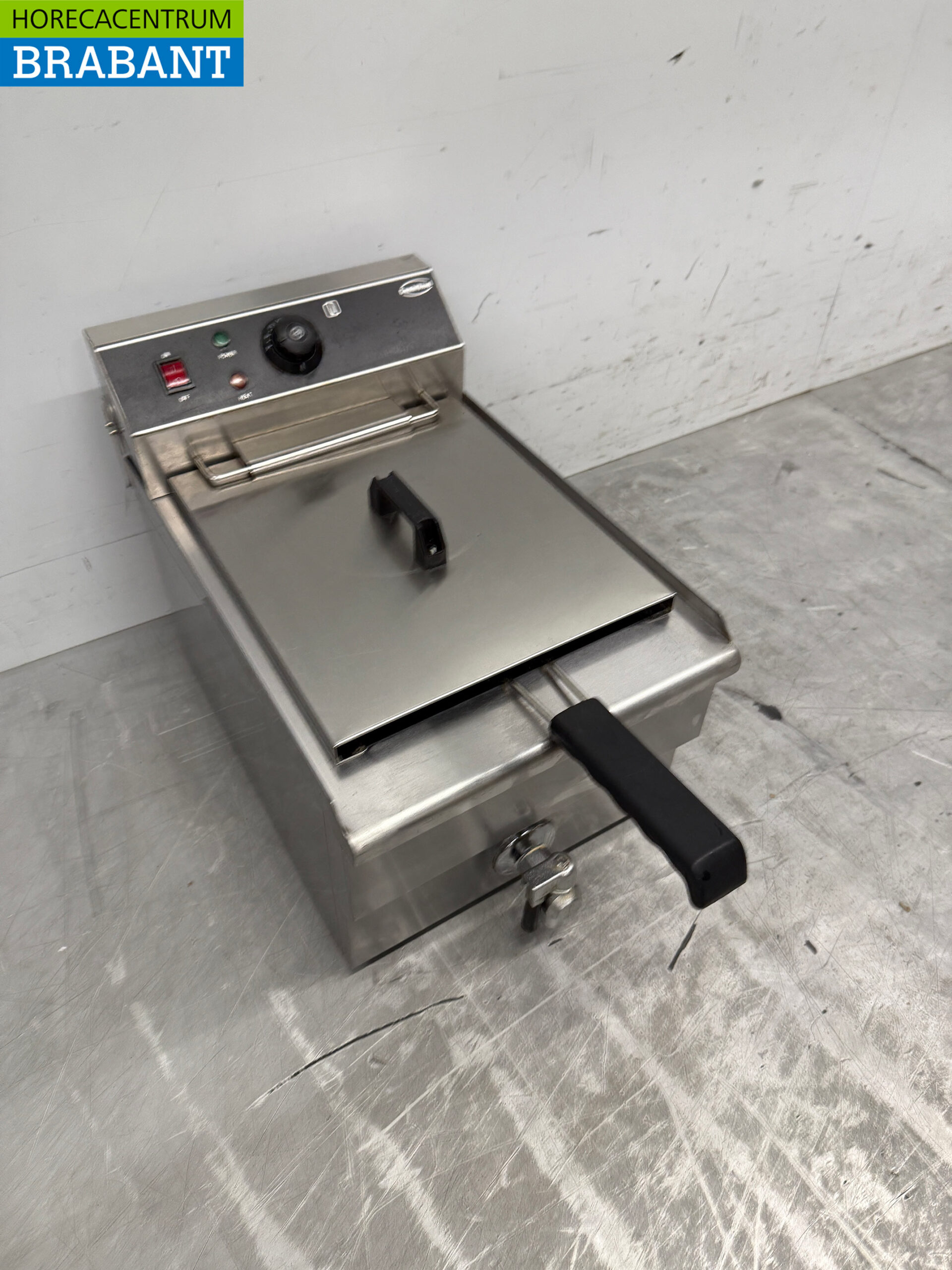 Combisteel Fritteuse aus Edelstahl 16 Liter 400V Horeca – Bild 3