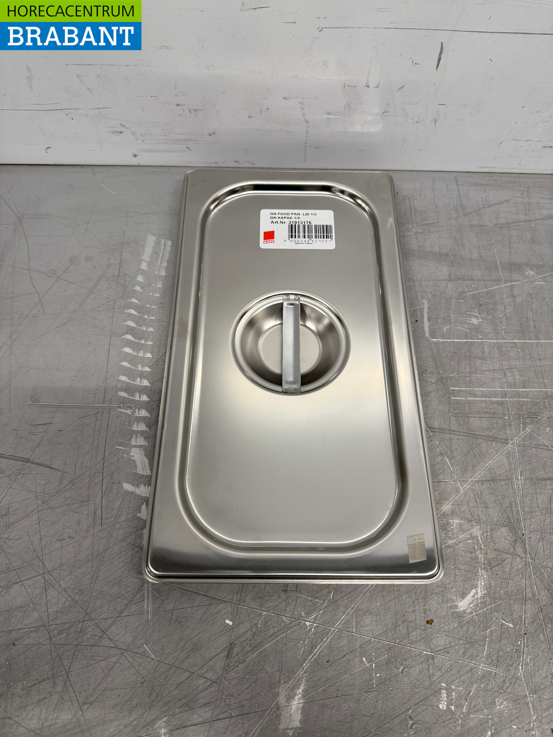 KAPP Gastronorm-Deckel aus Edelstahl GN Deckel 1/3 Horeca
