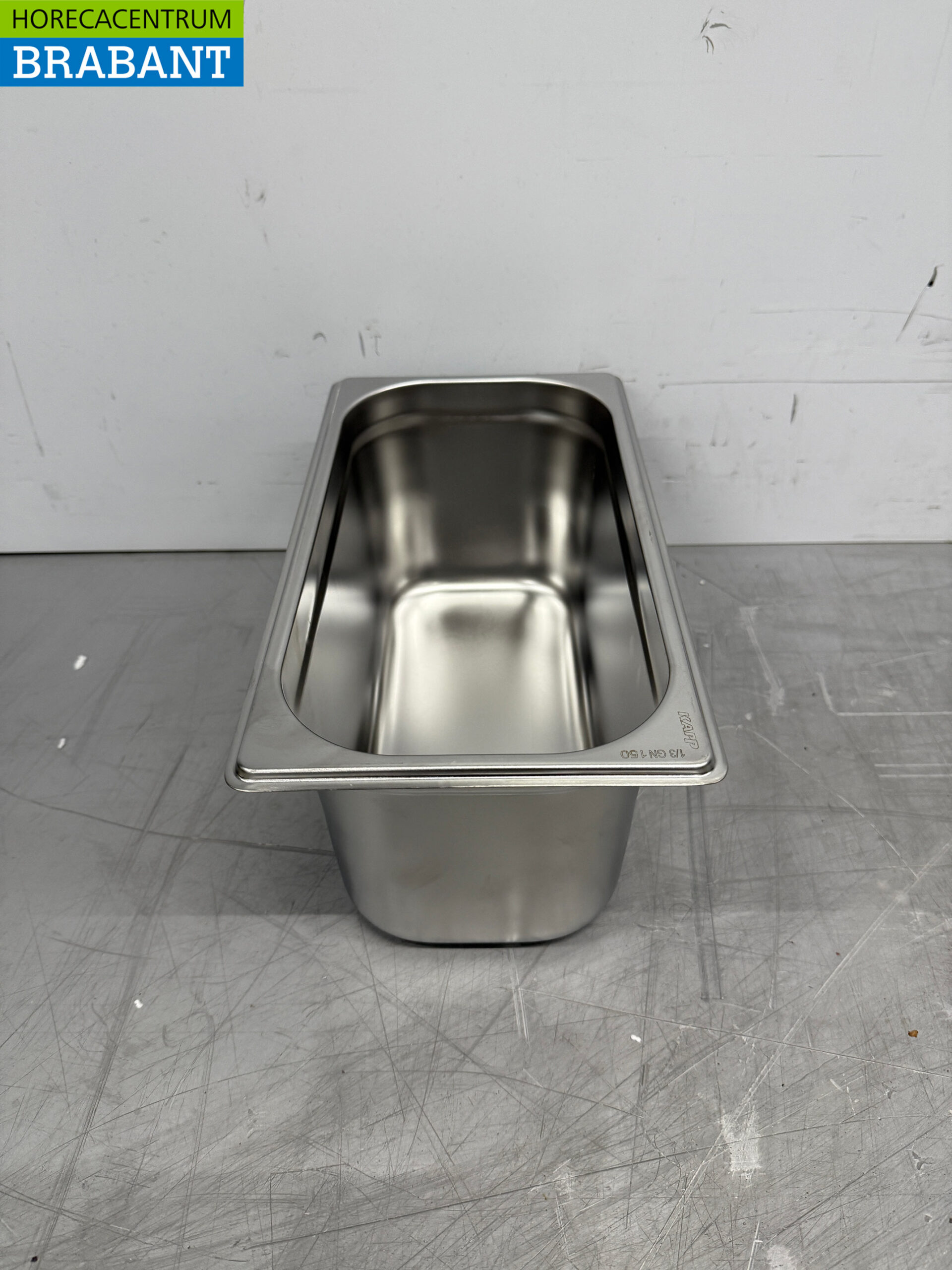 KAPP Gastronorm-Behälter aus Edelstahl GN-Behälter 1/3 Tiefe 150 mm Horeca