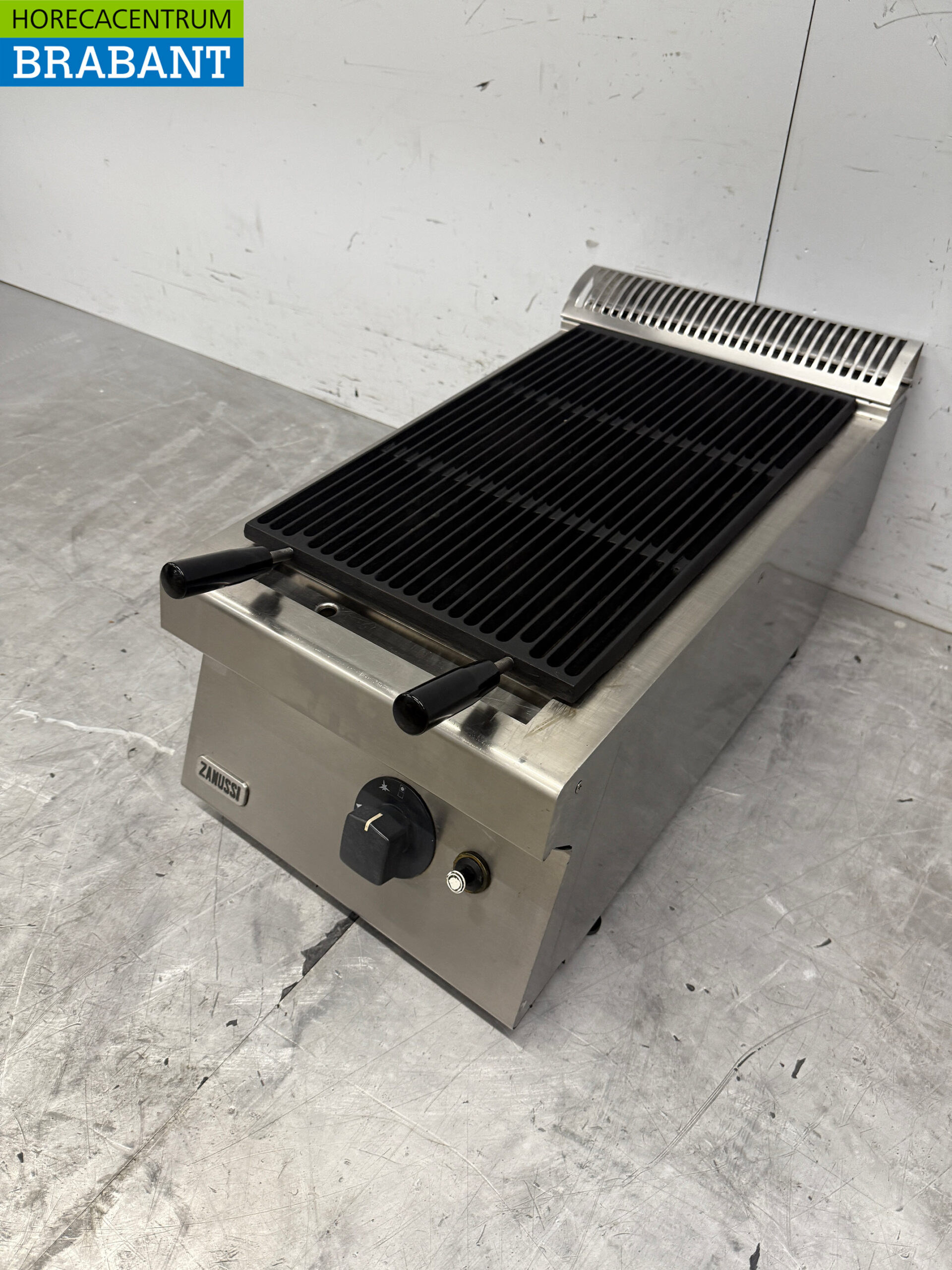 Zanussi Lavagrill Steingrill aus Edelstahl 40 cm GAS Catering – Bild 2