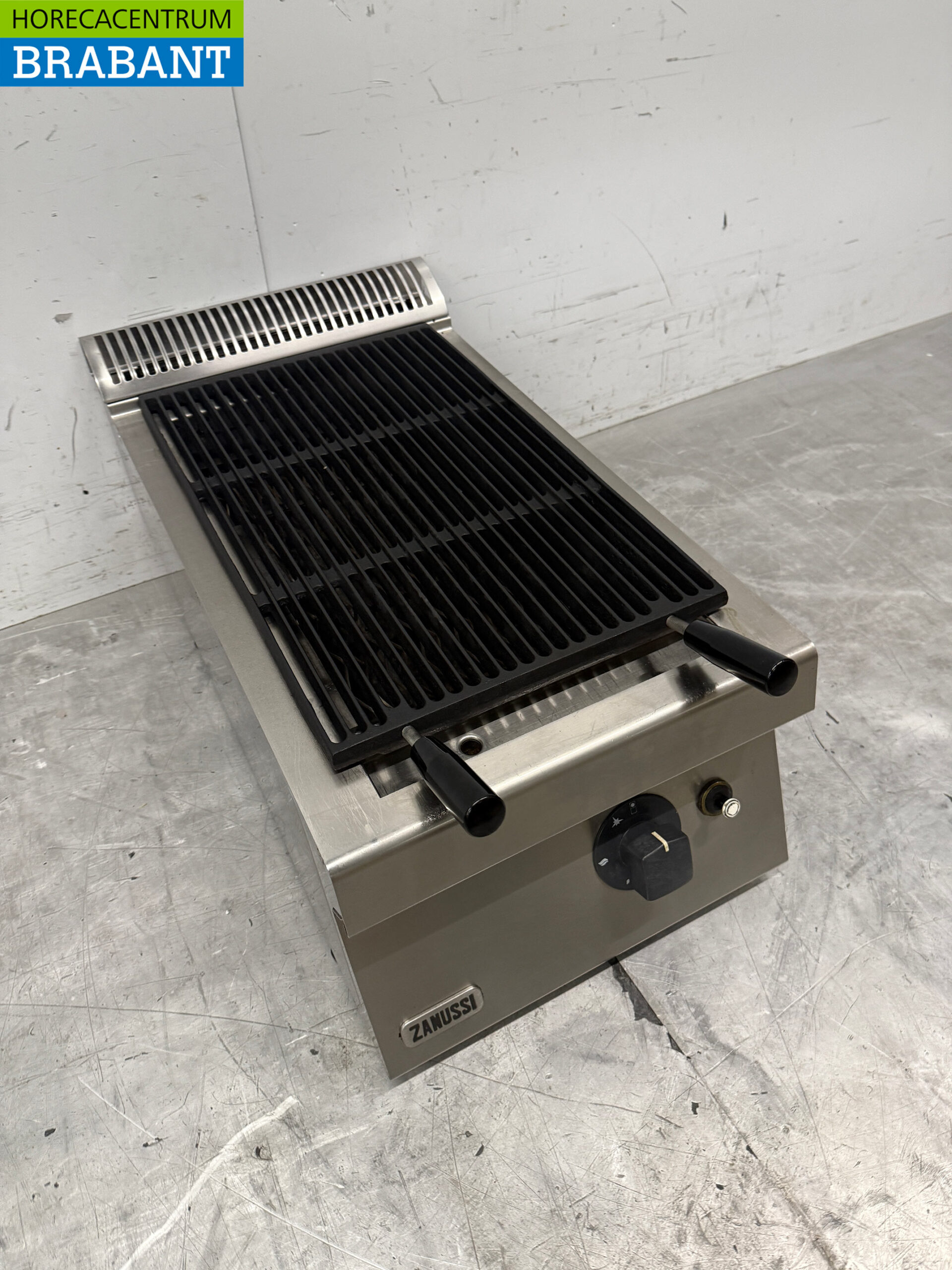 Zanussi Lavagrill Steingrill aus Edelstahl 40 cm GAS Catering – Bild 3