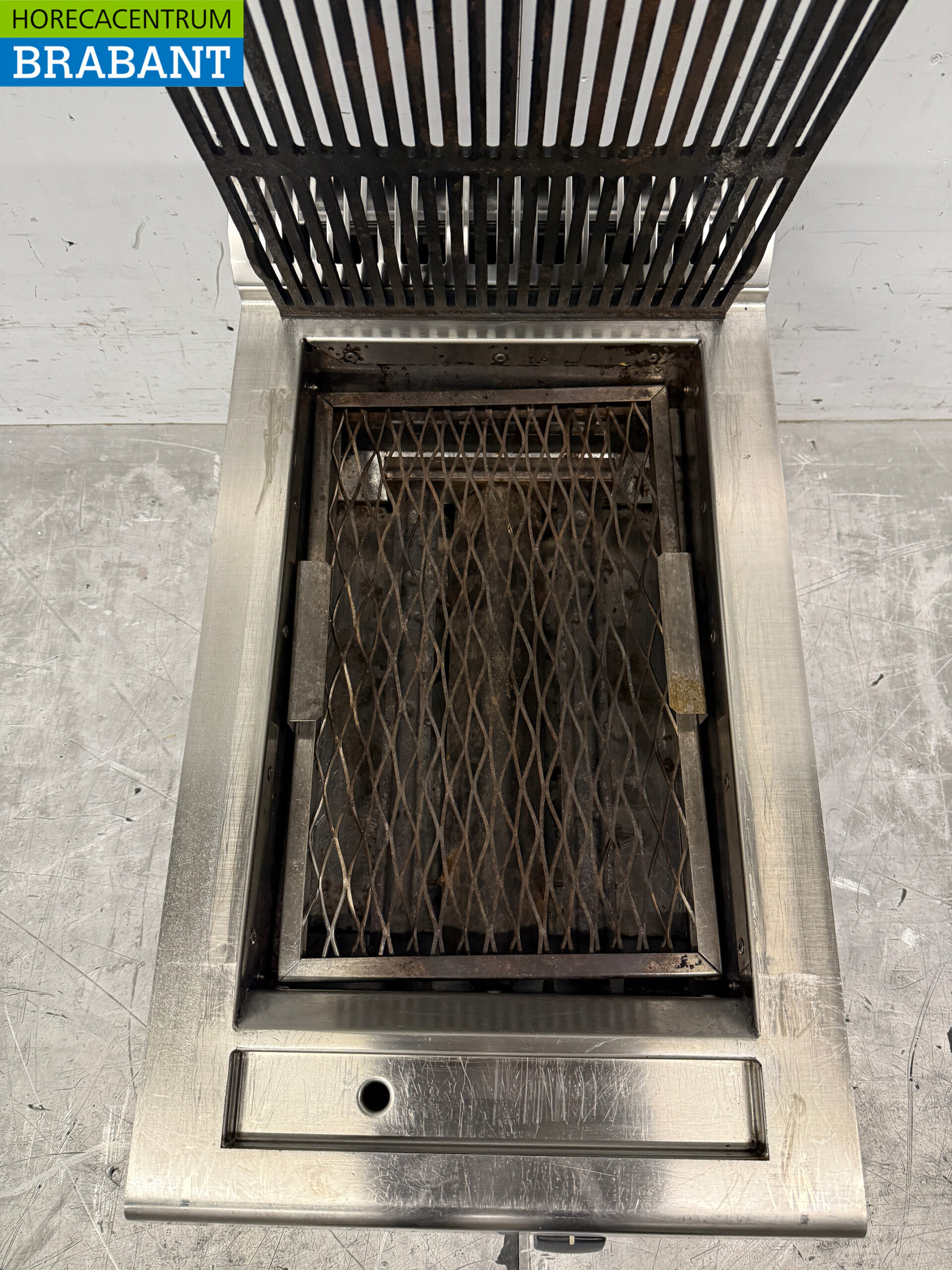 Zanussi Lavagrill Steingrill aus Edelstahl 40 cm GAS Catering – Bild 5