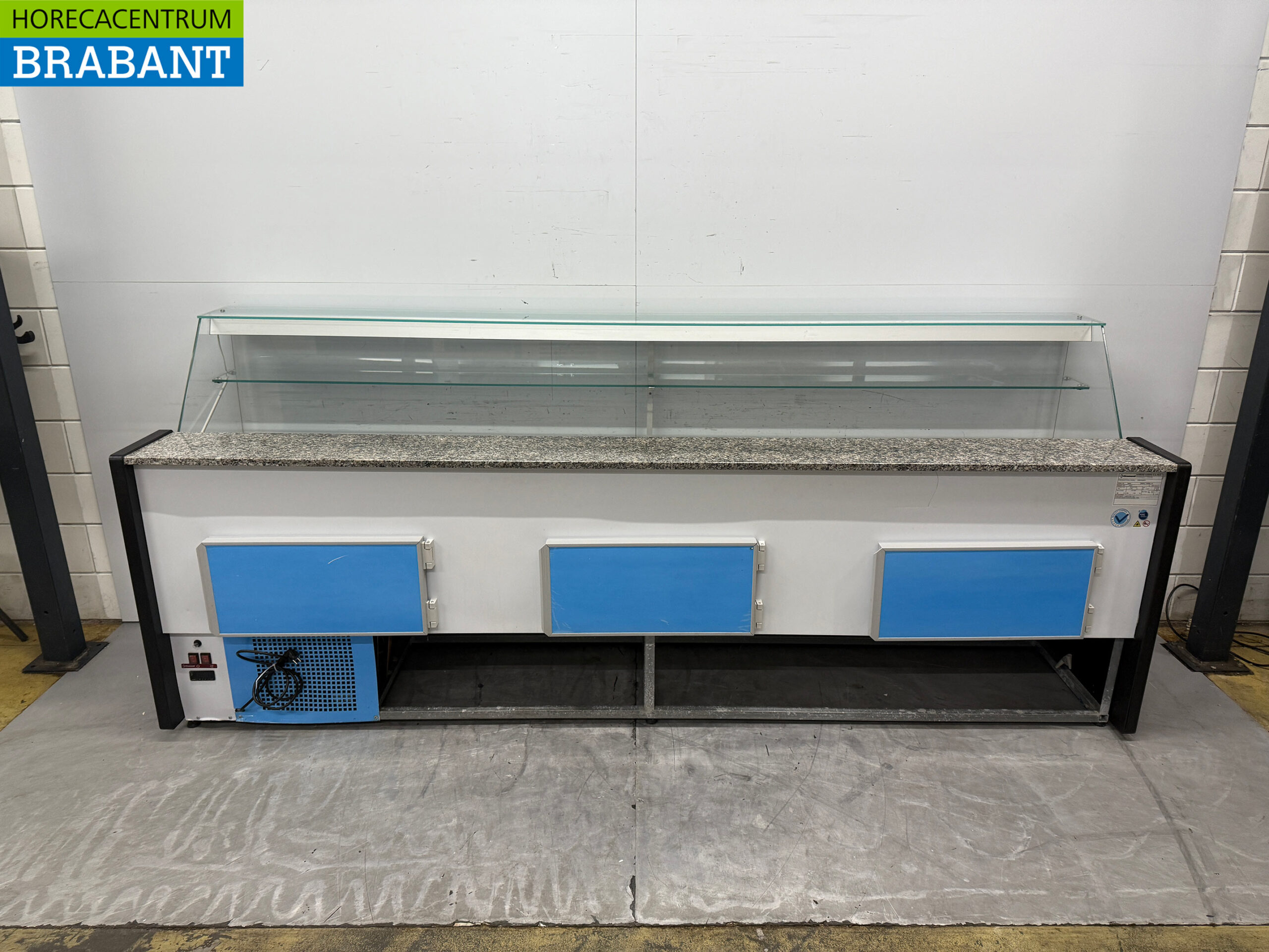 Diamant Kühlvitrine Snack-Vitrine Kühlvitrine 300 cm 230V Cafeteria Pommesbude Catering Catering – Bild 4