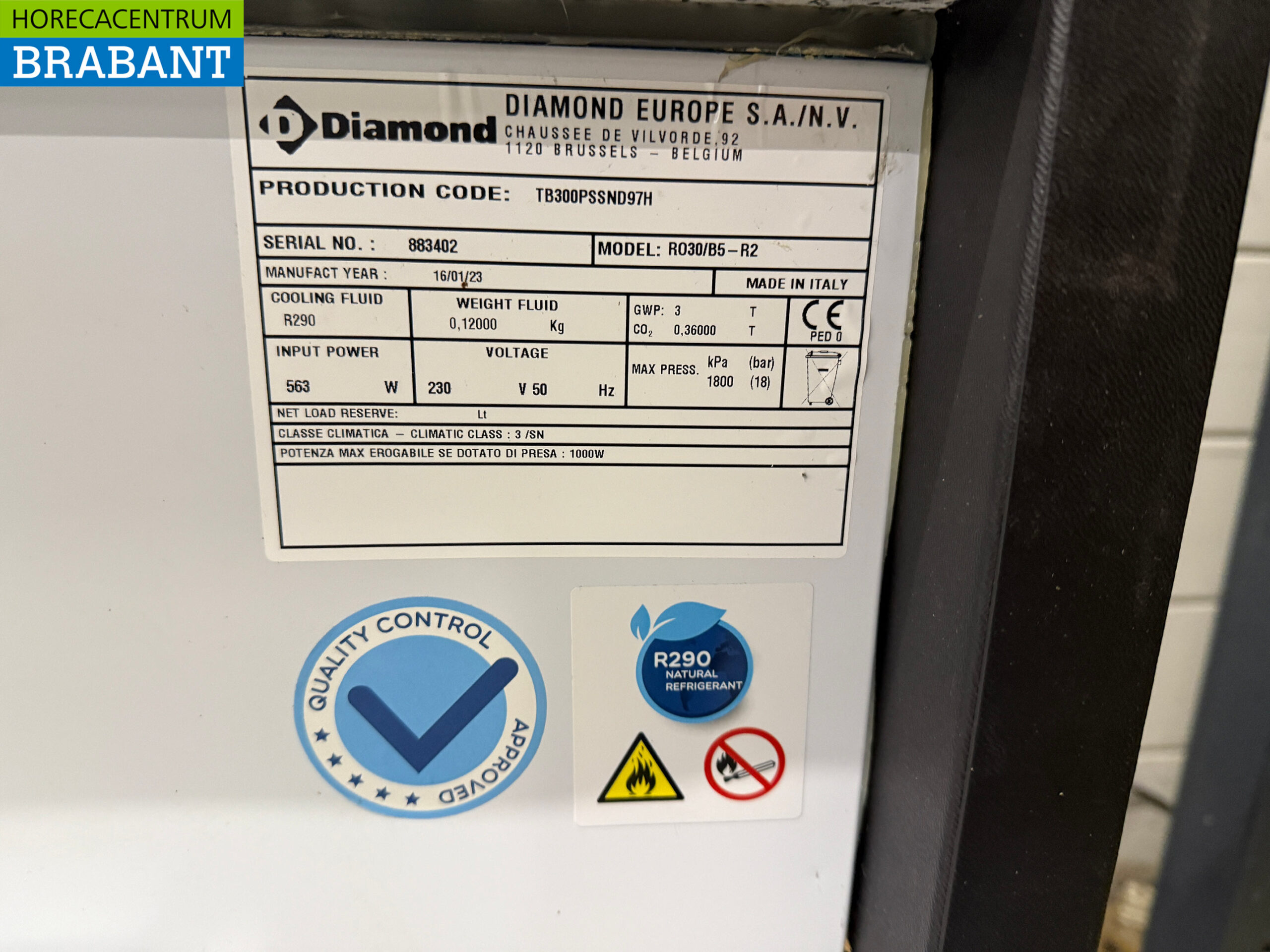 Diamant Kühlvitrine Snack-Vitrine Kühlvitrine 300 cm 230V Cafeteria Pommesbude Catering Catering – Bild 6