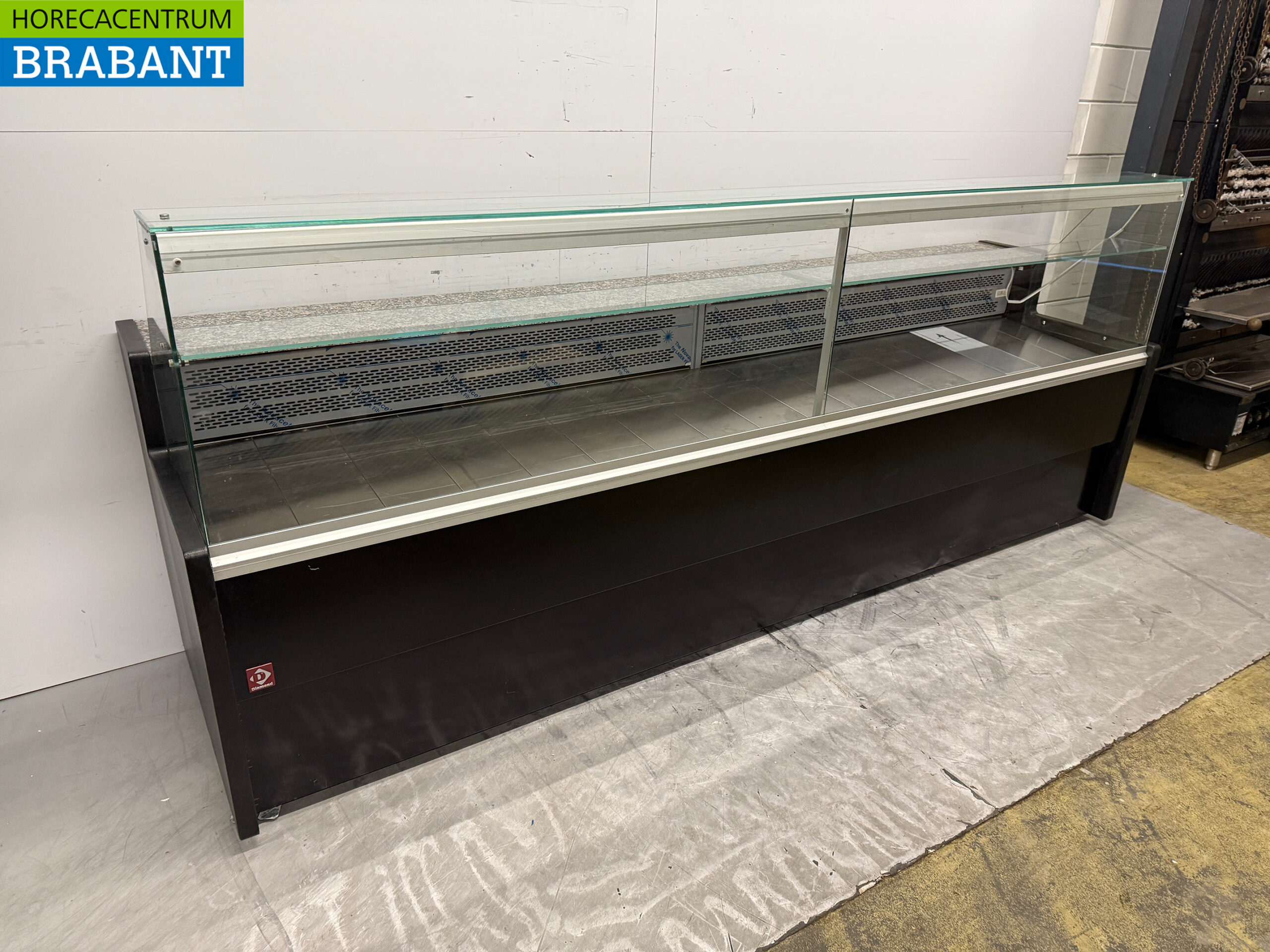 Diamant Kühlvitrine Snack-Vitrine Kühlvitrine 300 cm 230V Cafeteria Pommesbude Catering Catering – Bild 2