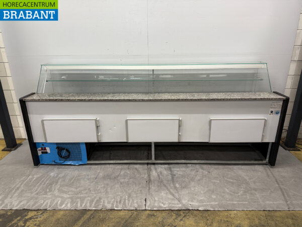 Diamant Kühlvitrine Snack-Vitrine Kühlvitrine 300 cm 230V Cafeteria Pommesbude Catering Catering – Bild 4