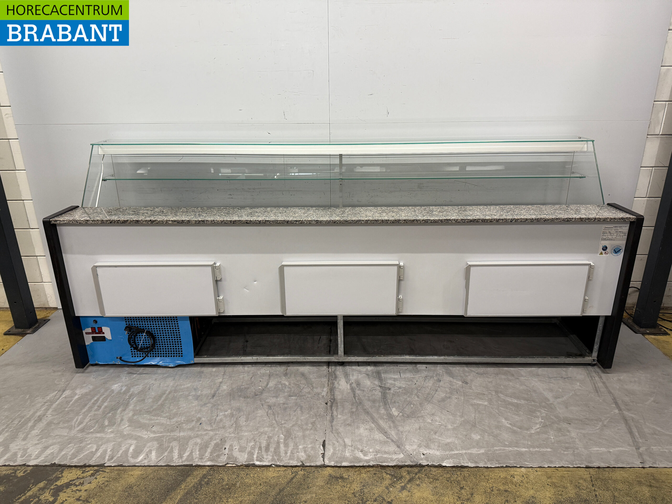 Diamant Kühlvitrine Snack-Vitrine Kühlvitrine 300 cm 230V Cafeteria Pommesbude Catering Catering – Bild 4