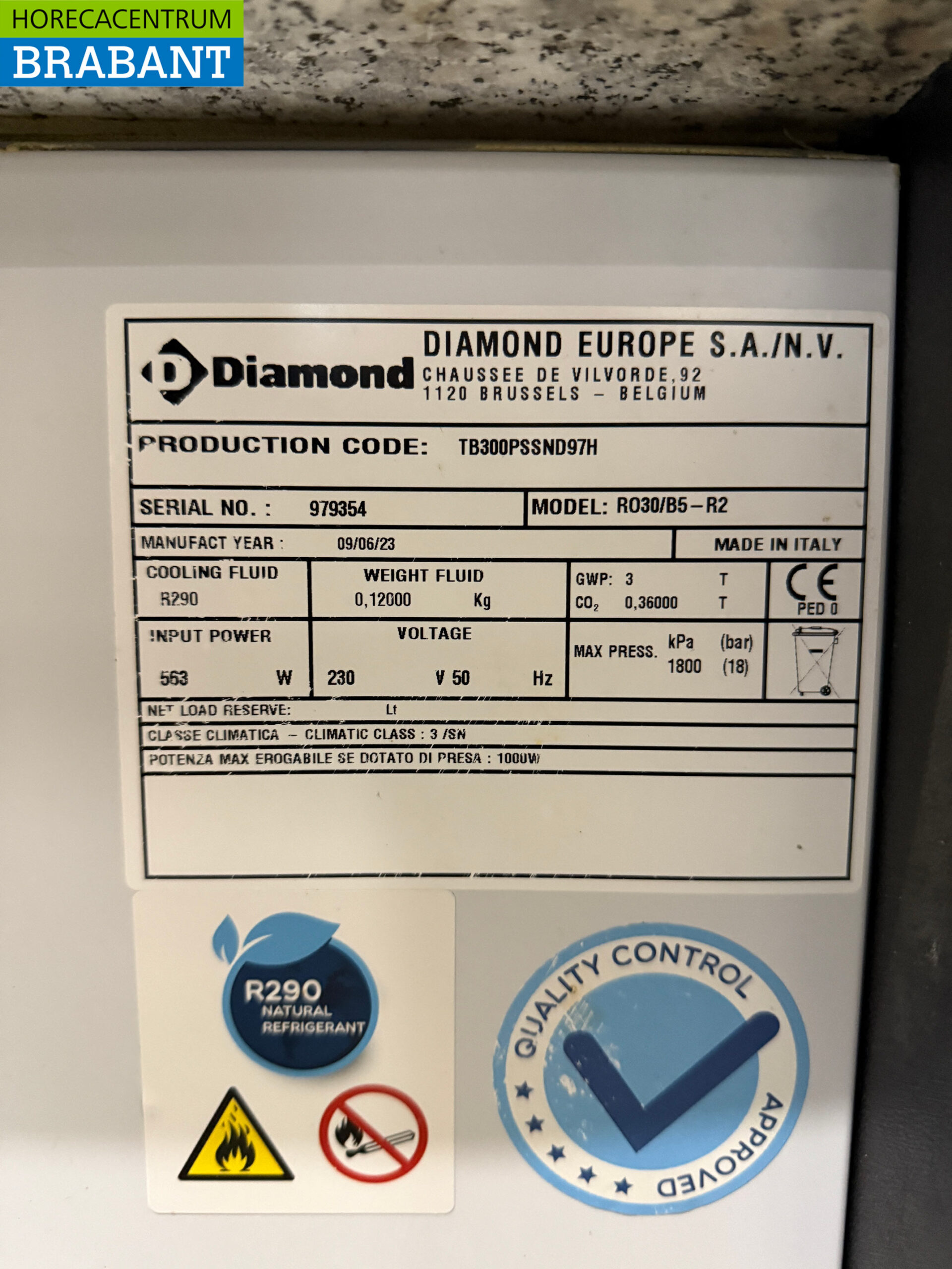 Diamant Kühlvitrine Snack-Vitrine Kühlvitrine 300 cm 230V Cafeteria Pommesbude Catering Catering – Bild 6