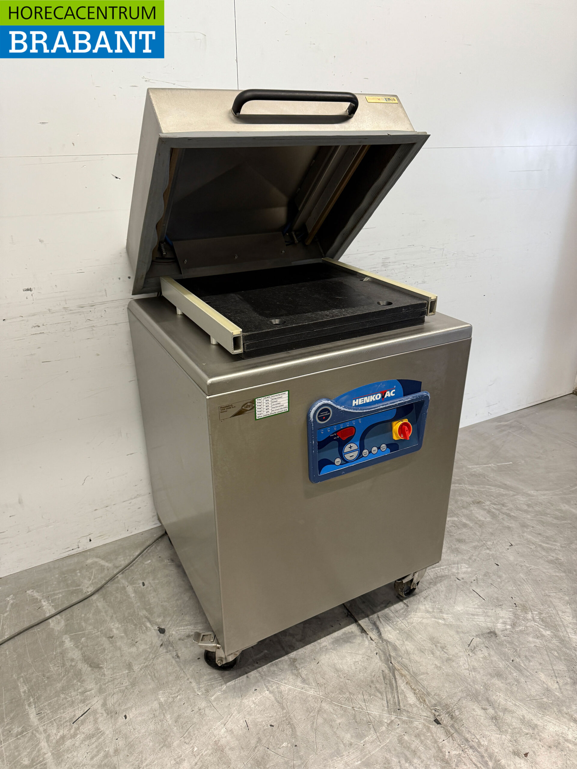 Edelstahl Henkovac E-203 Mobile Vakuummaschine Staubsauger 400V Horeca – Bild 3