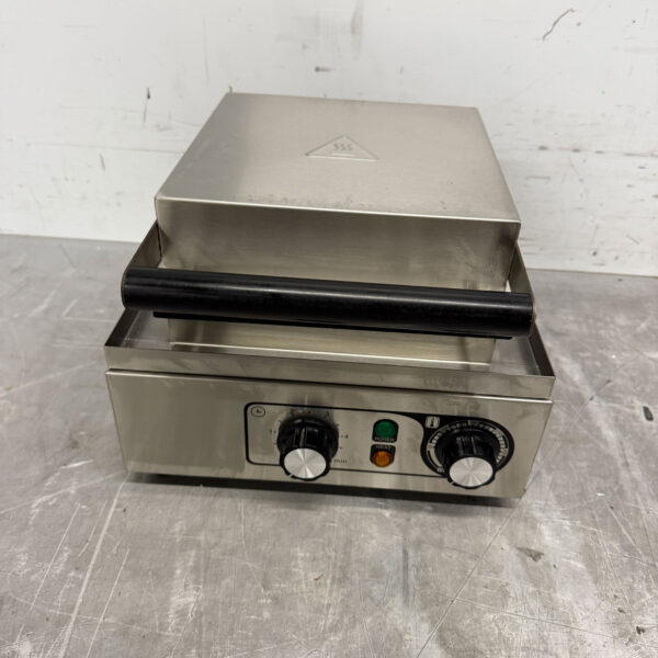 Edelstahl Waffeleisen Herzen mit Zeitschaltuhr 230V Catering