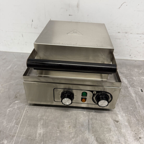 Edelstahl Waffeleisen Herzen mit Zeitschaltuhr 230V Catering
