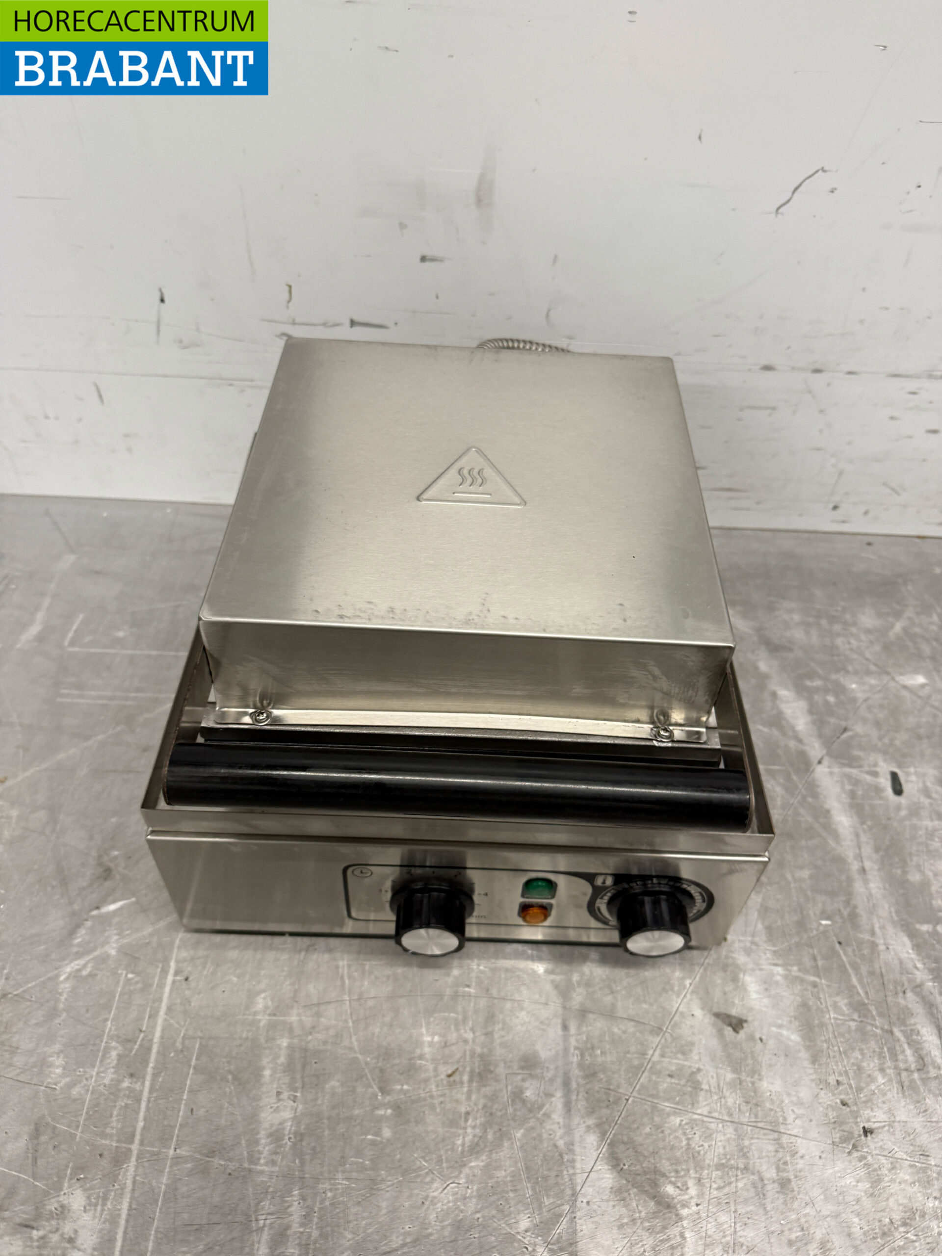 Edelstahl Waffeleisen Herzen mit Zeitschaltuhr 230V Catering – Bild 2