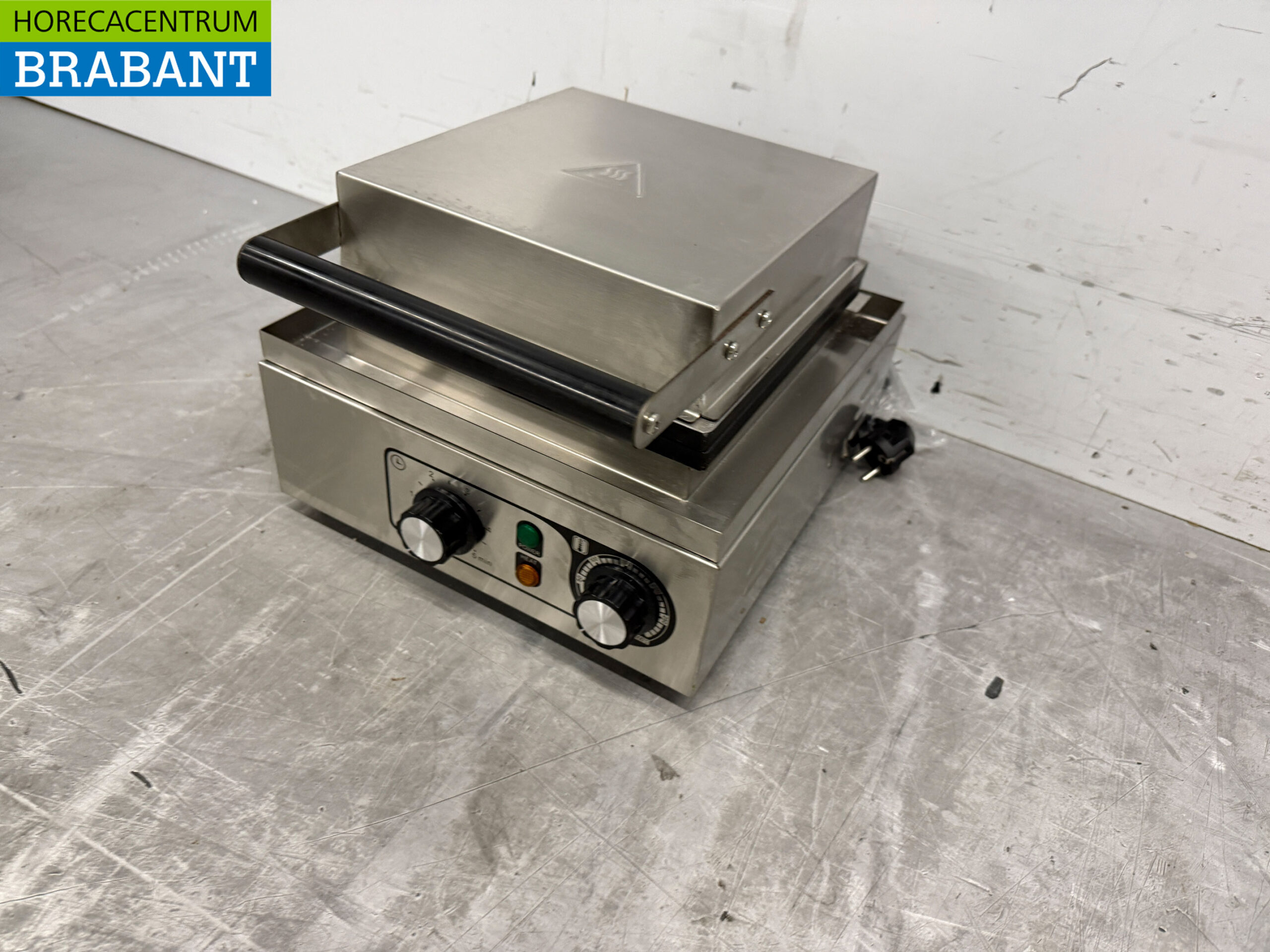 Edelstahl Waffeleisen Herzen mit Zeitschaltuhr 230V Catering – Bild 4