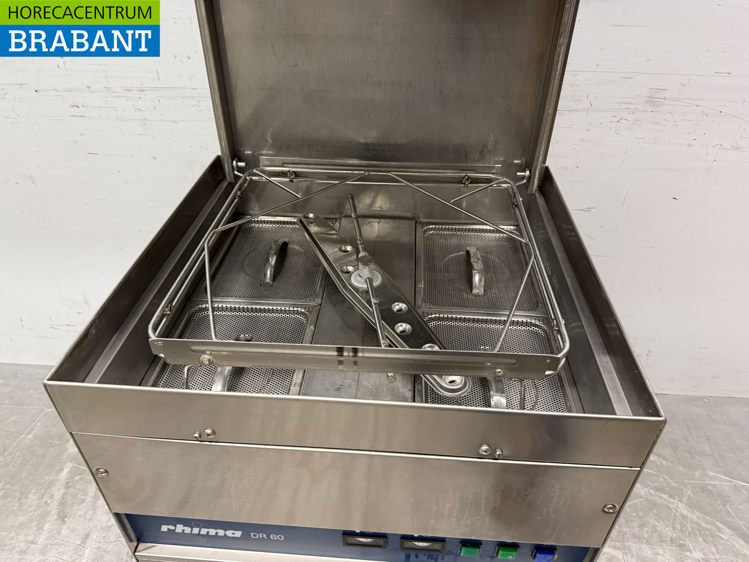 Rhima DR60 Durchschubspülmaschine aus Edelstahl 400V Catering – Bild 4