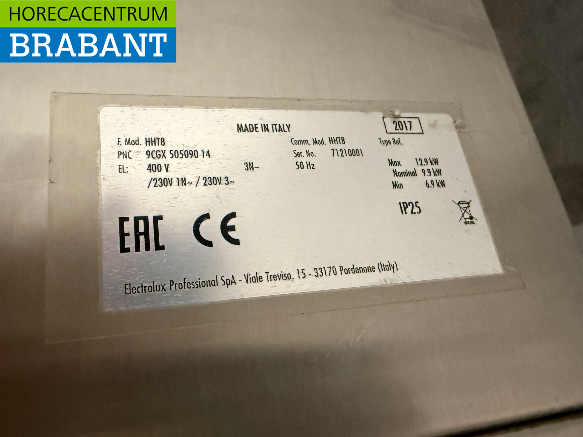 Zanussi Durchlaufgeschirrspüler aus Edelstahl 400V Horeca – Bild 7