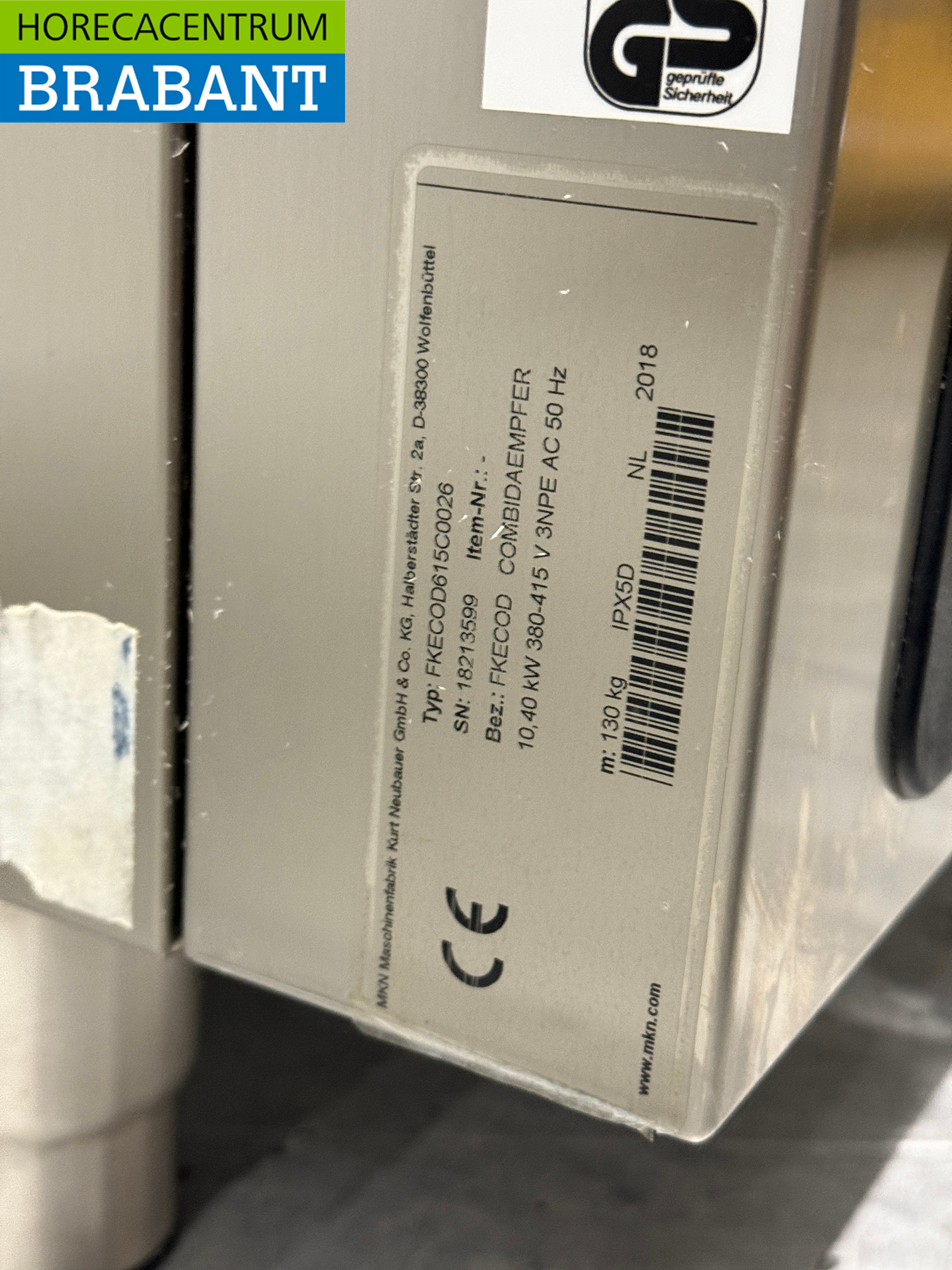 Edelstahl MKN FlexiRack Combisteamer 6 x 1/1 GN 400V Horeca – Bild 7