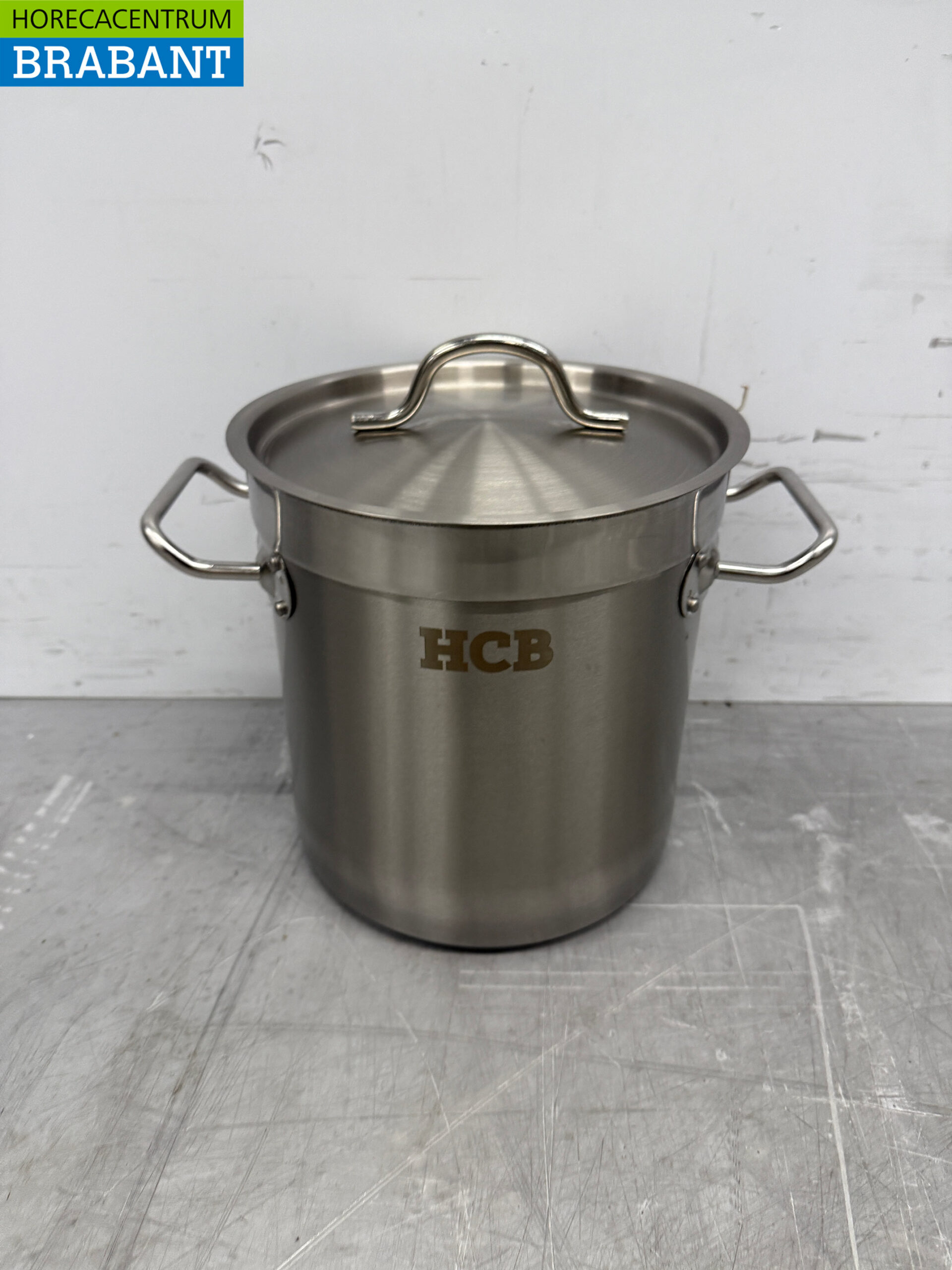 Edelstahl Suppentopf Kochtopf Induktion 20 x 20 cm 6 Liter Catering
