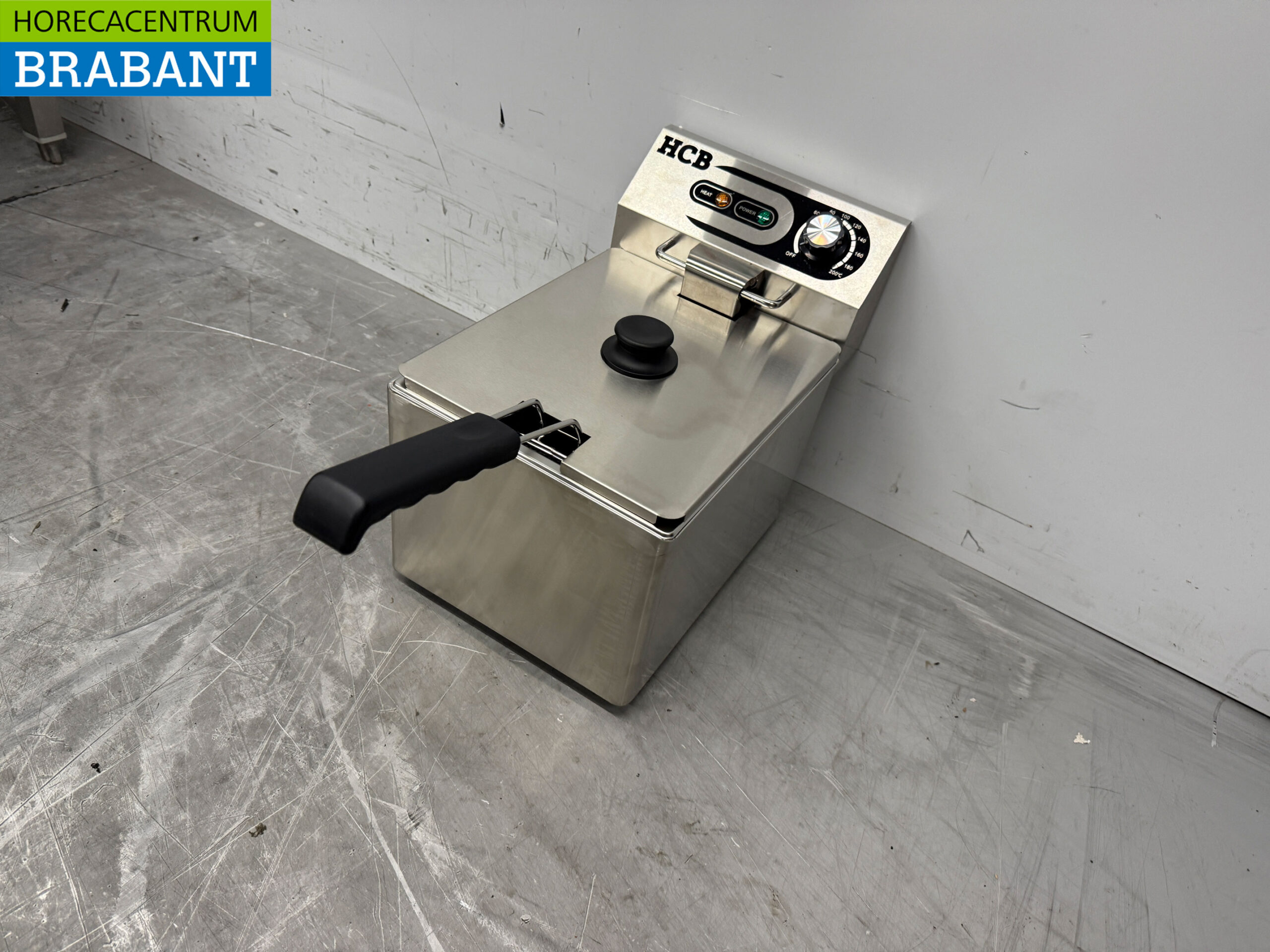 HCB Edelstahl Friteuse 9 Liter 230V Horeca – Bild 4