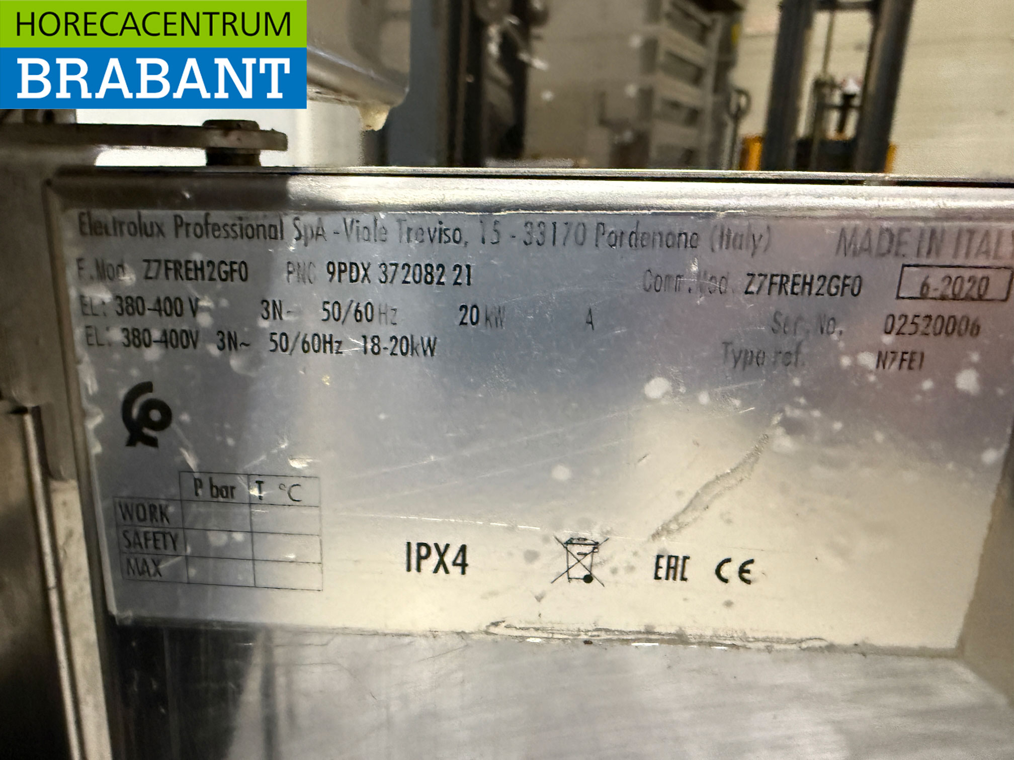 Edelstahl Zanussi Doppel-Fritteuse Fritteuse 2 x15 Liter 400V Horeca – Bild 7