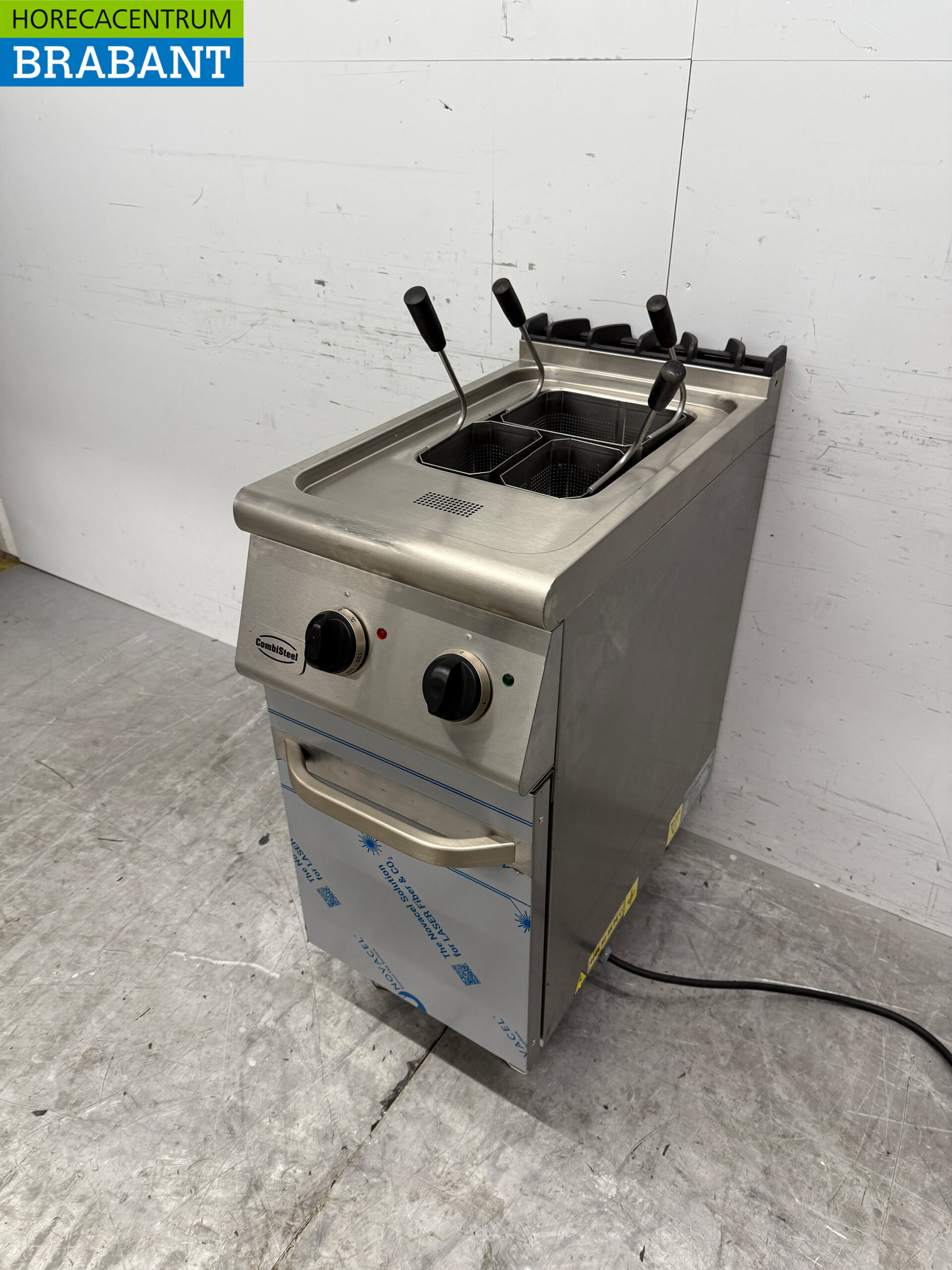 Edelstahl Combisteel Nudelkocher 18 Liter 3 Körbe 400V Horeca – Bild 2