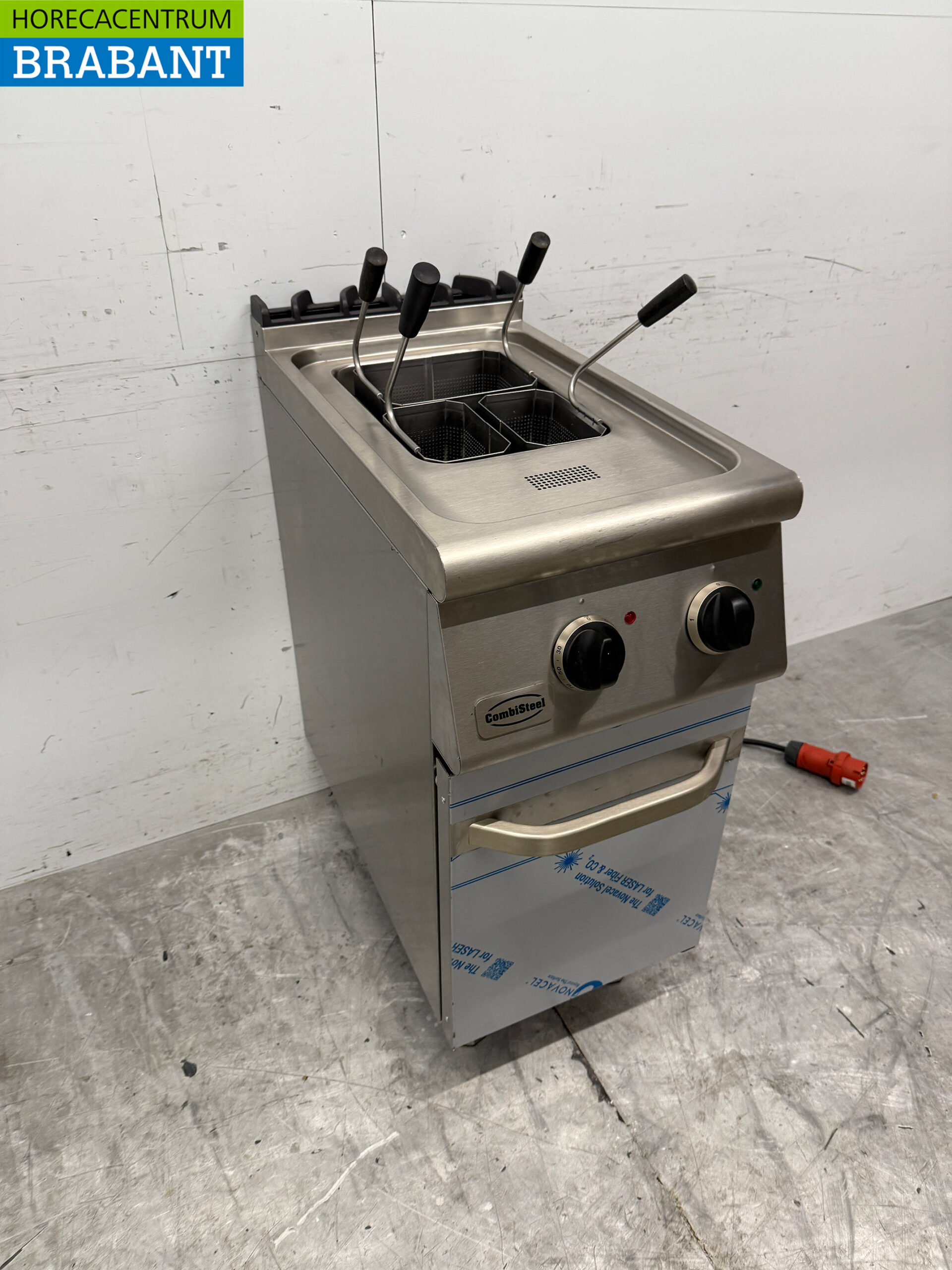 Edelstahl Combisteel Nudelkocher 18 Liter 3 Körbe 400V Horeca – Bild 3