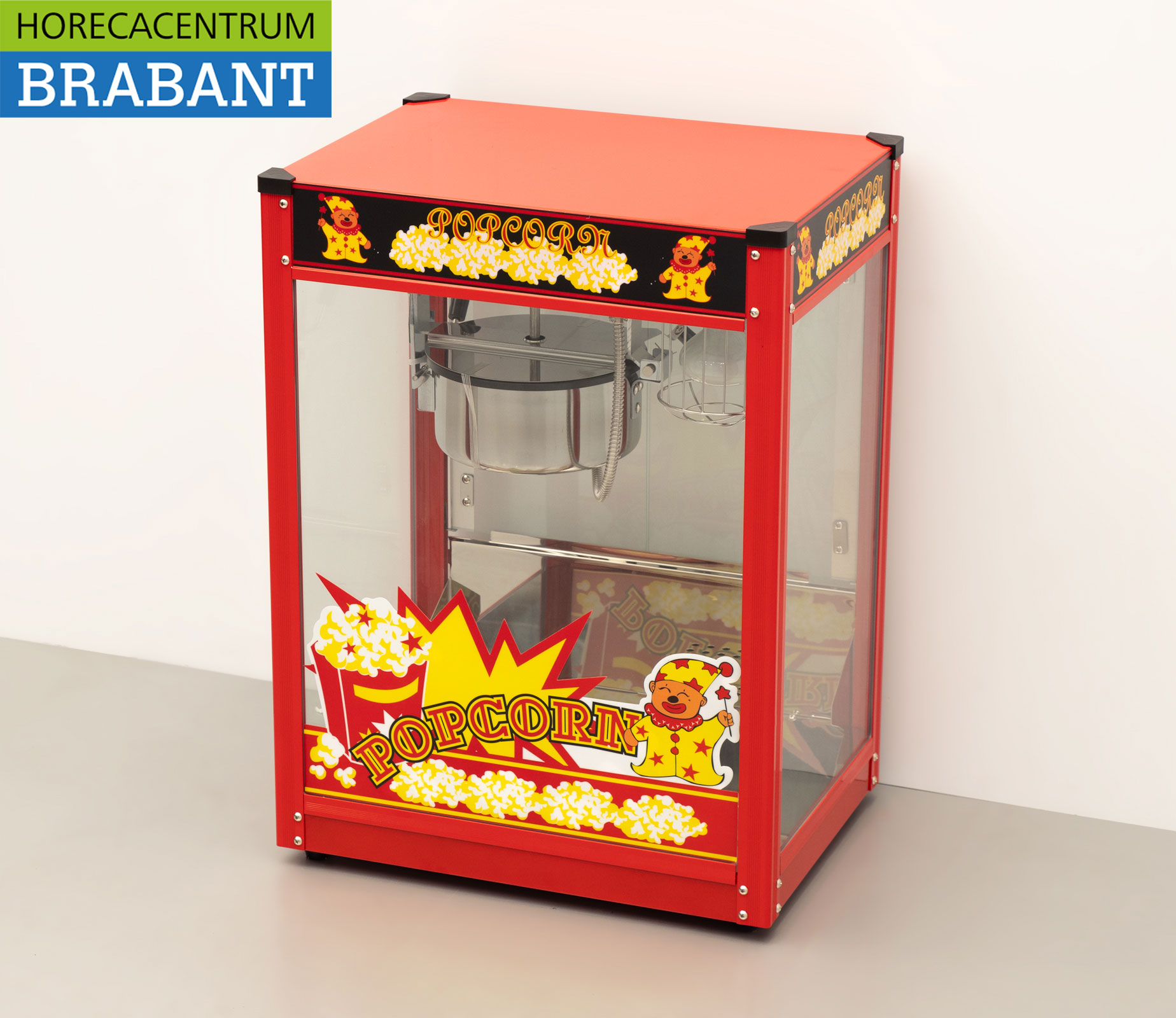 HCB Popcornmaschine Popcornmaschine Rot 230V Braderie Markt Horeca – Bild 2