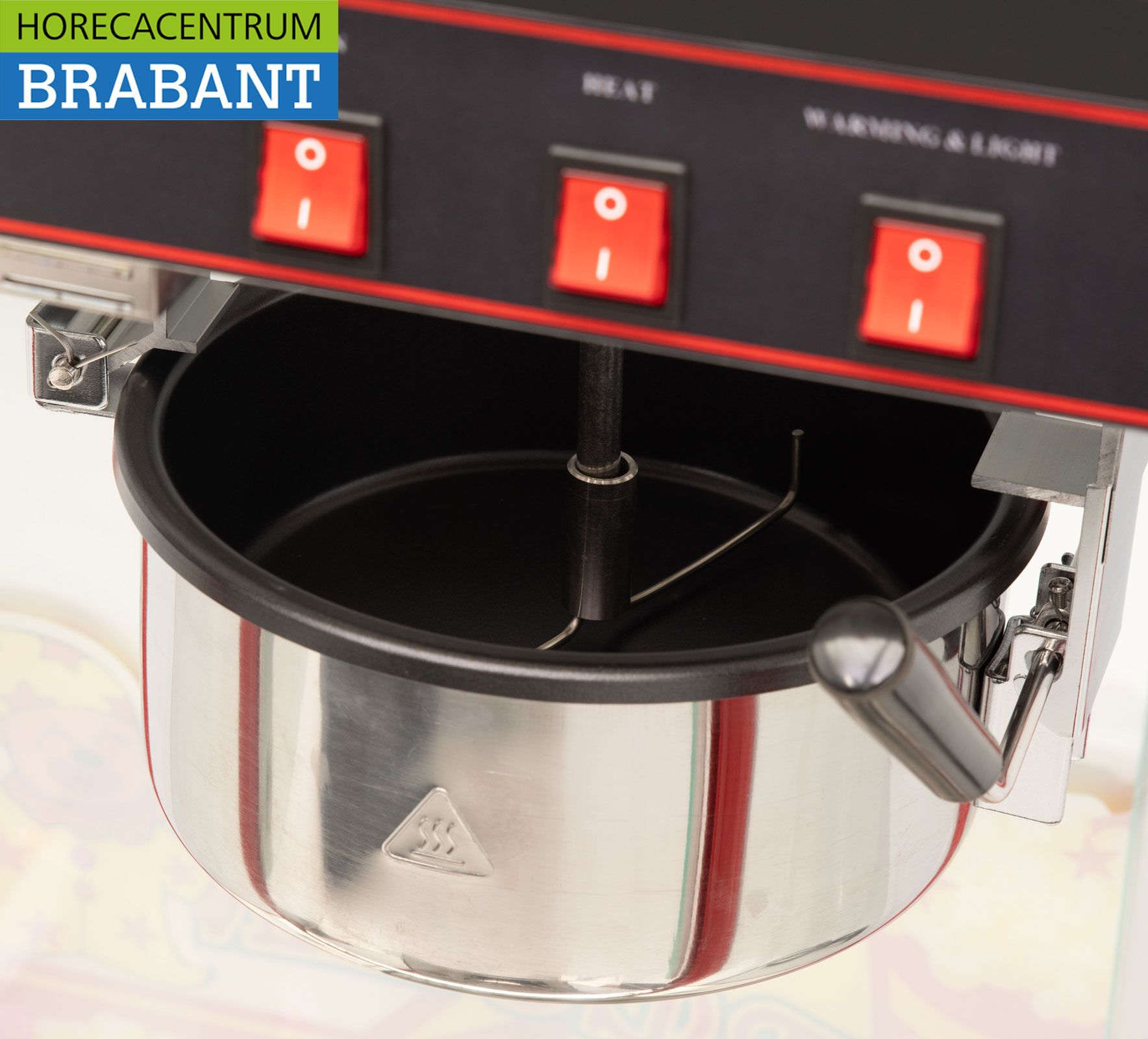 HCB Popcornmaschine Popcornmaschine Rot 230V Braderie Markt Horeca – Bild 8