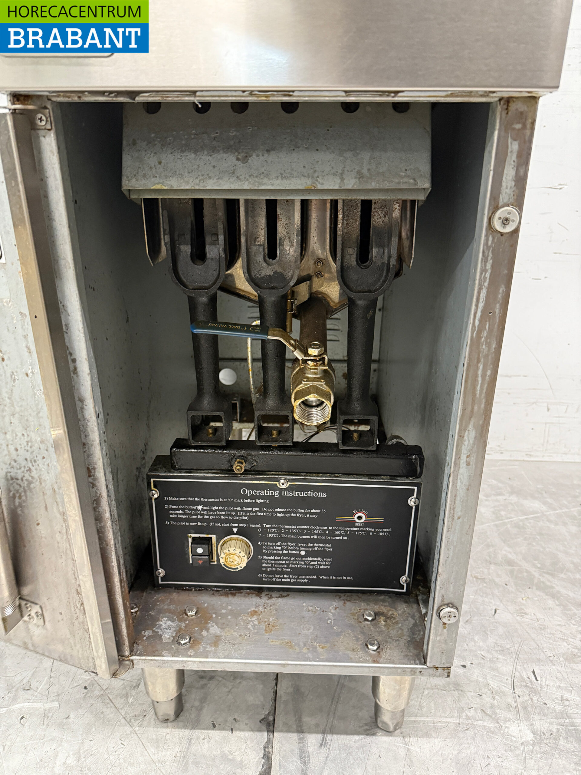 Profinox Fritteuse aus Edelstahl 21 Liter GAS Catering – Bild 5