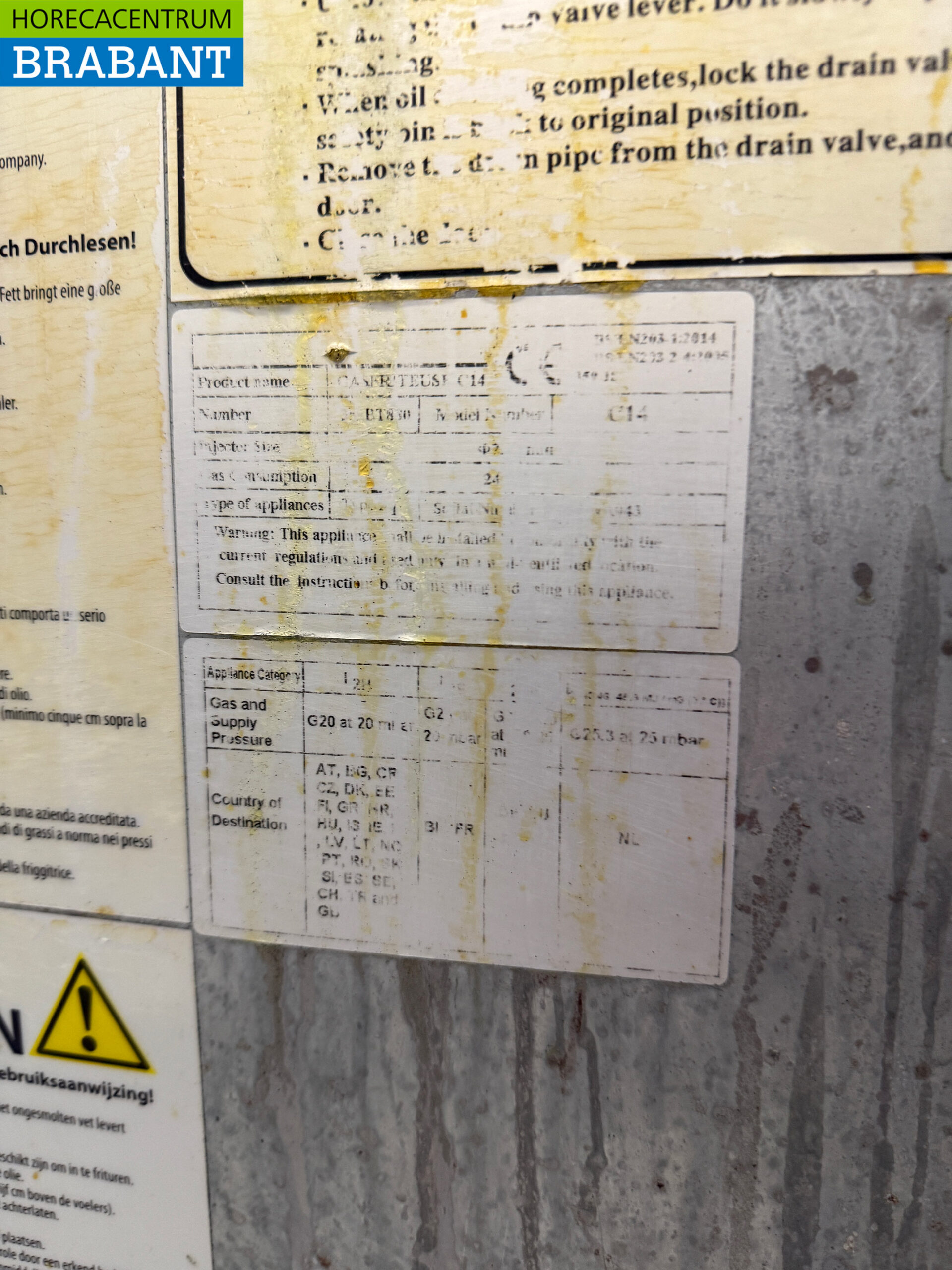 Profinox Fritteuse aus Edelstahl 21 Liter GAS Catering – Bild 6