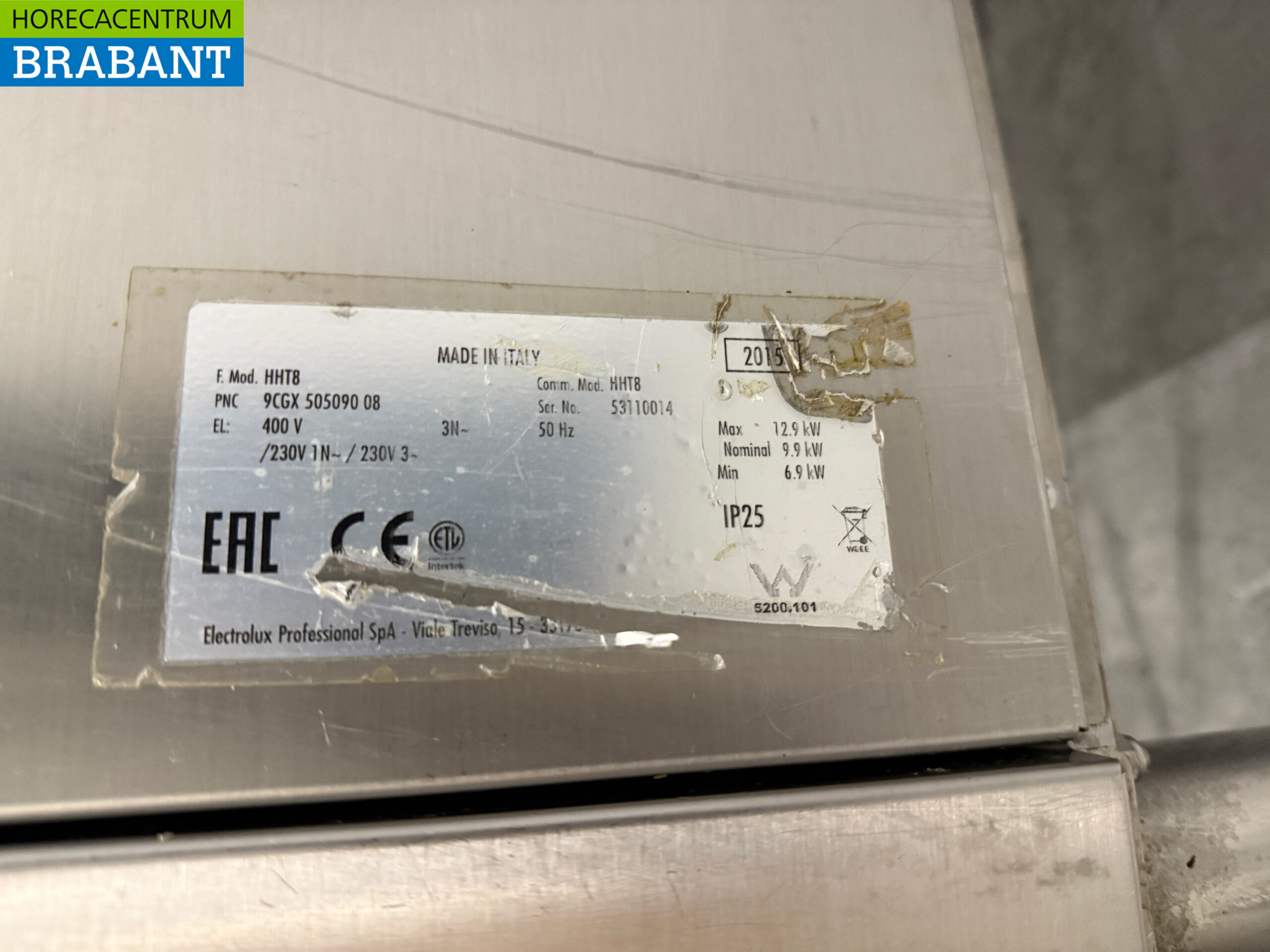 Zanussi Durchlaufgeschirrspüler aus Edelstahl mit Ablaufpumpe 400V Horeca – Bild 7