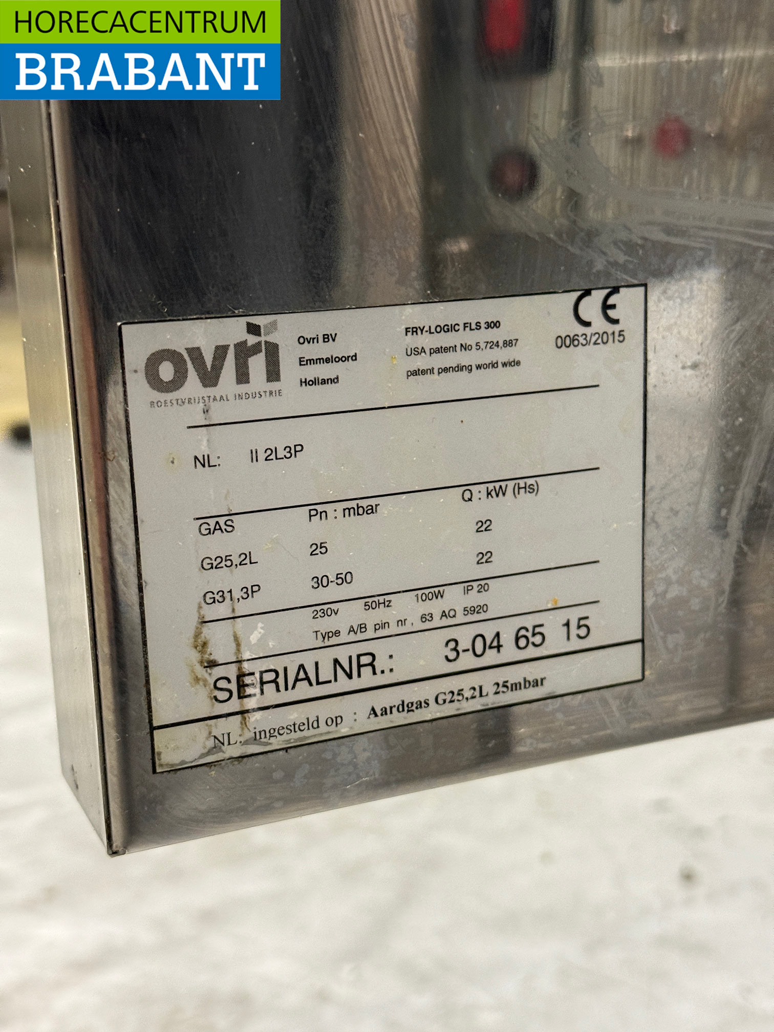 Fry Logic FLS 300 Fritteuse aus Edelstahl 22 Liter GAS + 230V Horeca – Bild 7