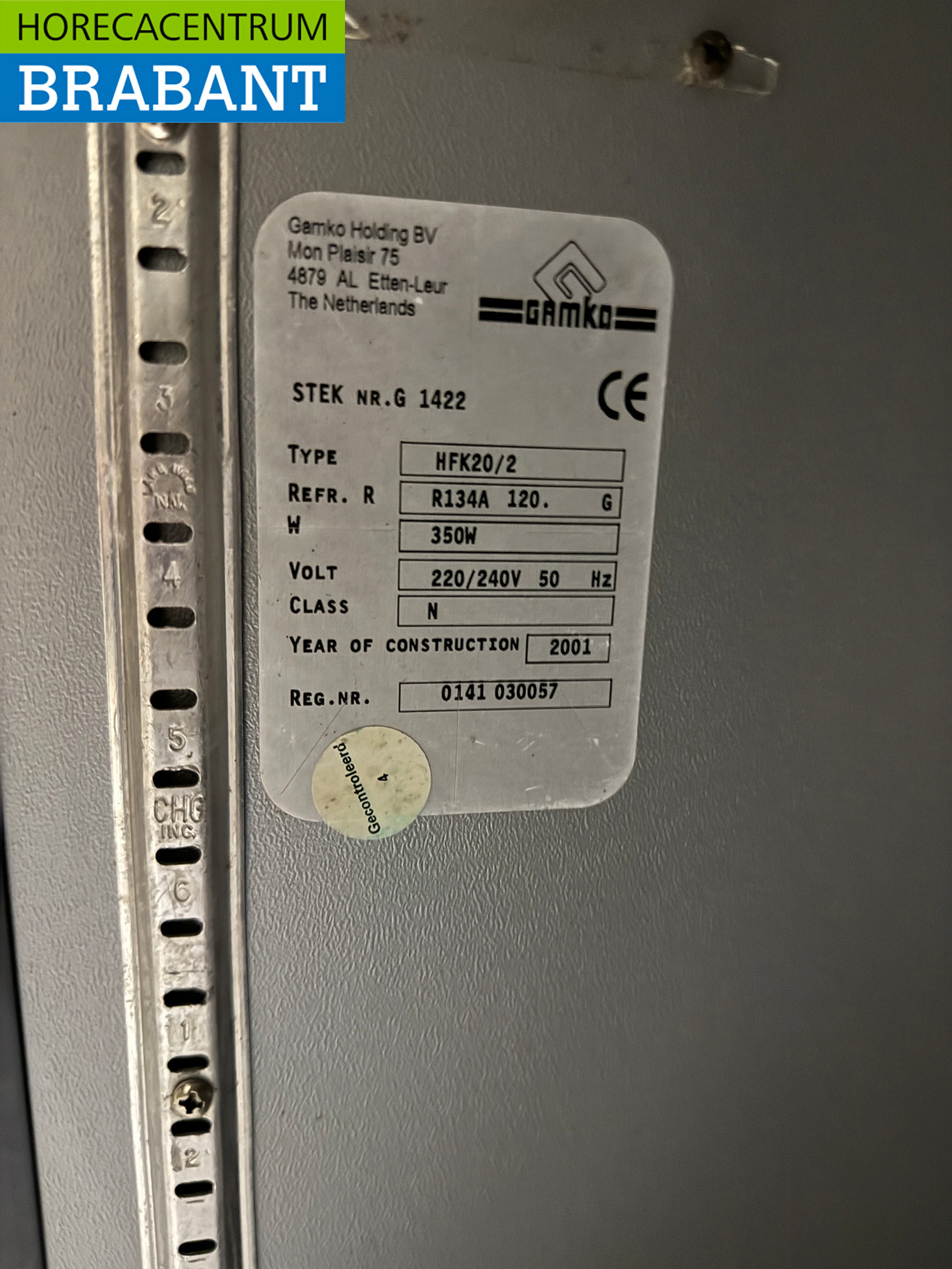 Gamko Bar Kühlbox 1 Tür 55,5 cm 230V Horeca – Bild 5