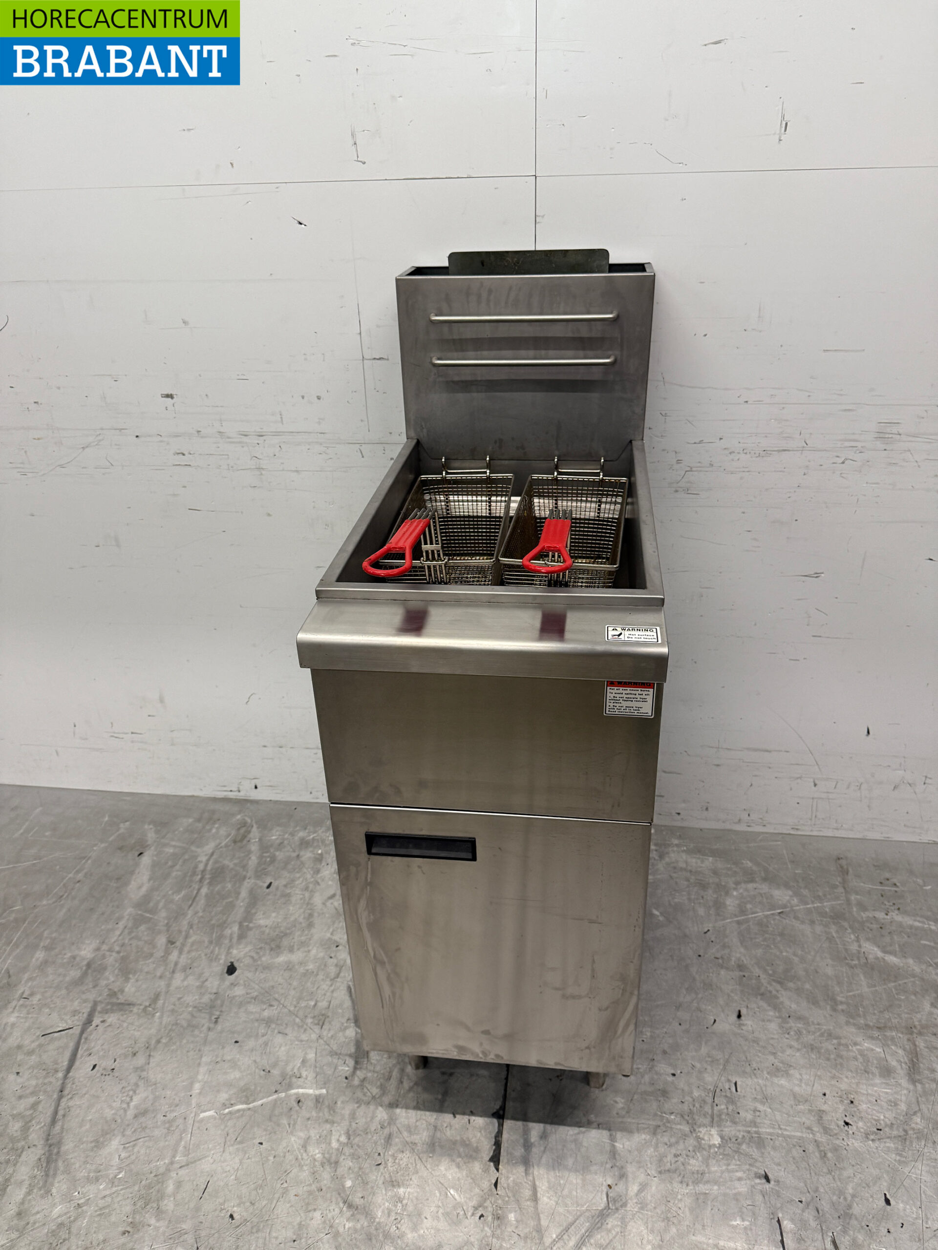 Edelstahl Gastronomiebedarf FGF300 Friteuse 20 Liter GAS Catering